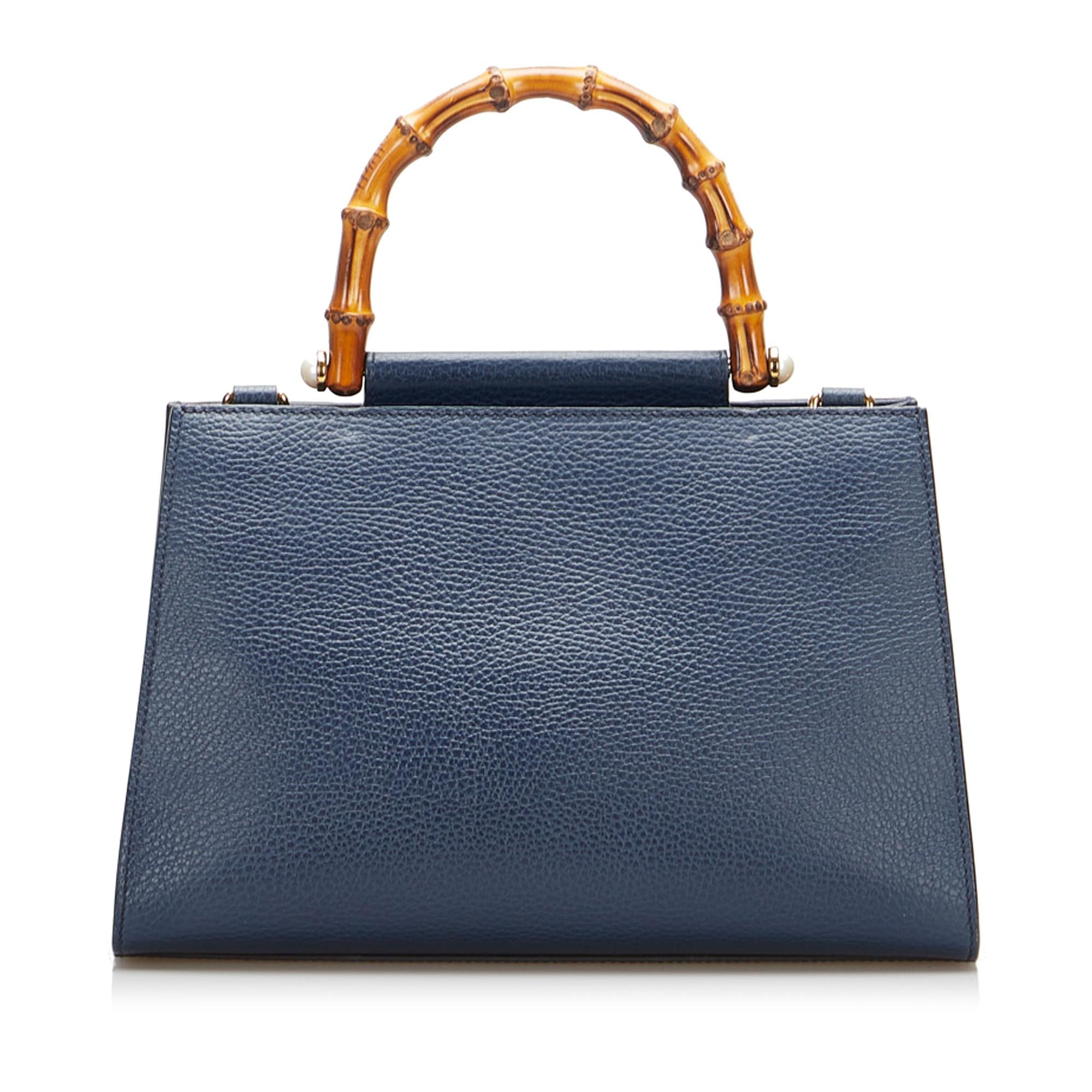 Gucci Small Bamboo Nymphaea Satchel (SHG-m6Hp5z)