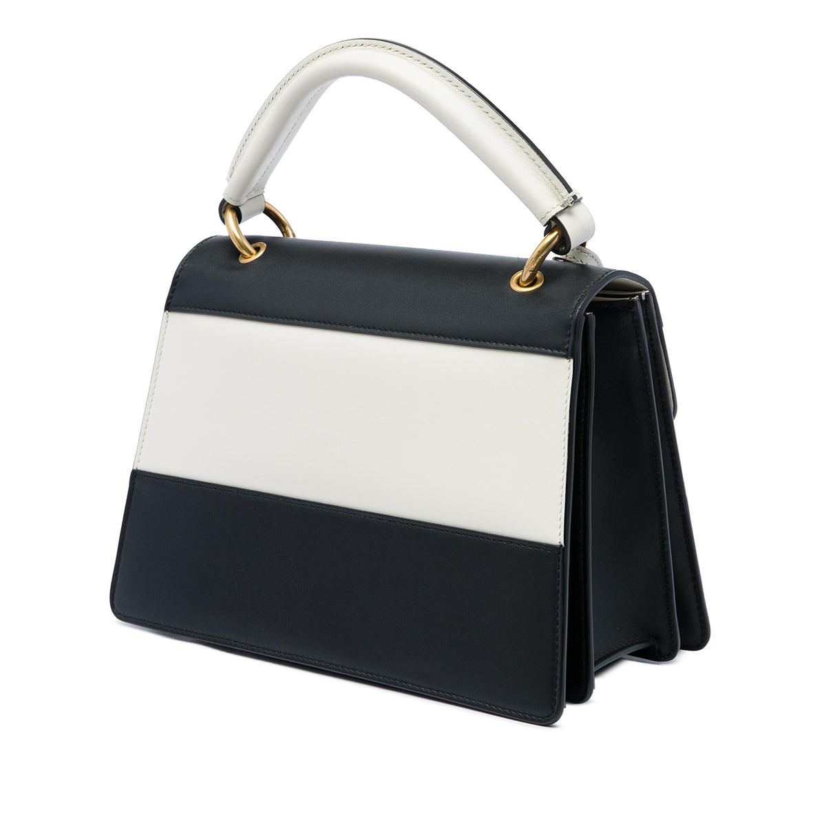 Gucci Small Bicolor Calfskin Queen Margaret Top Handle Bag