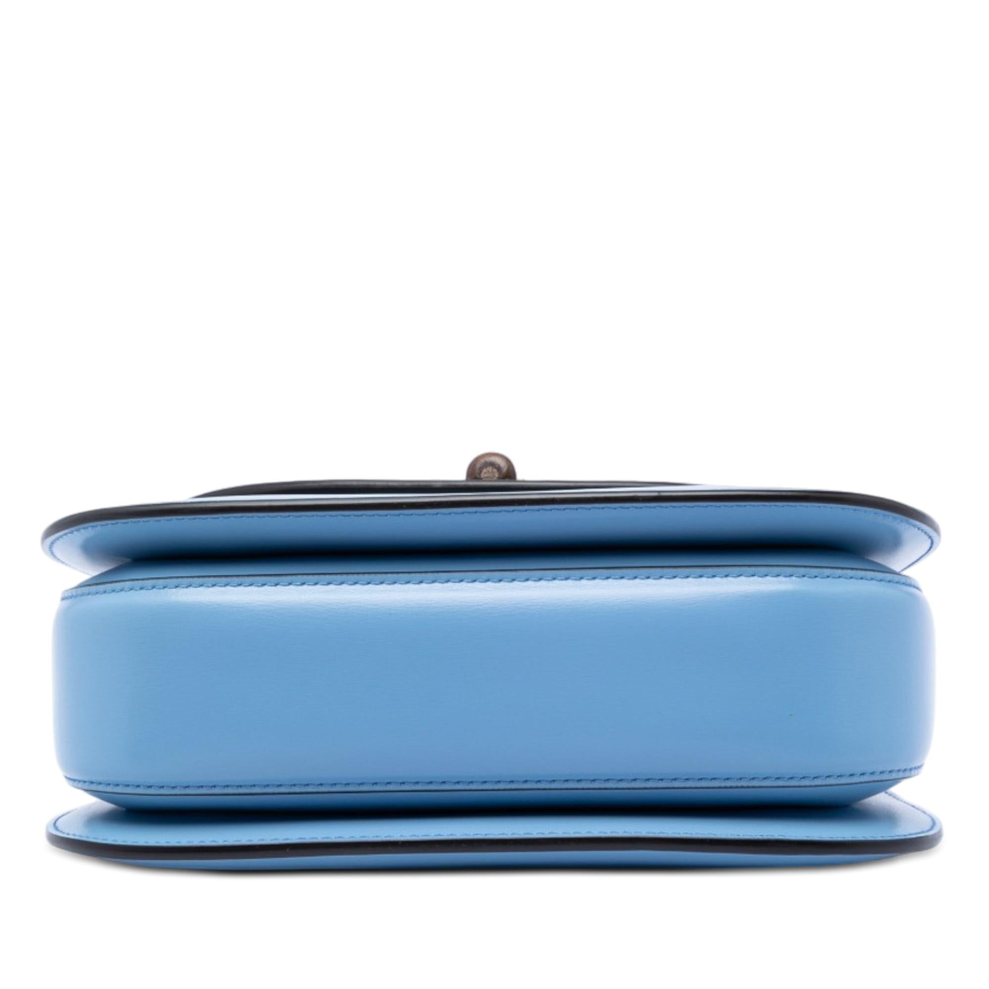 Gucci Small Calfskin 1947 Bamboo Top Handle Bag