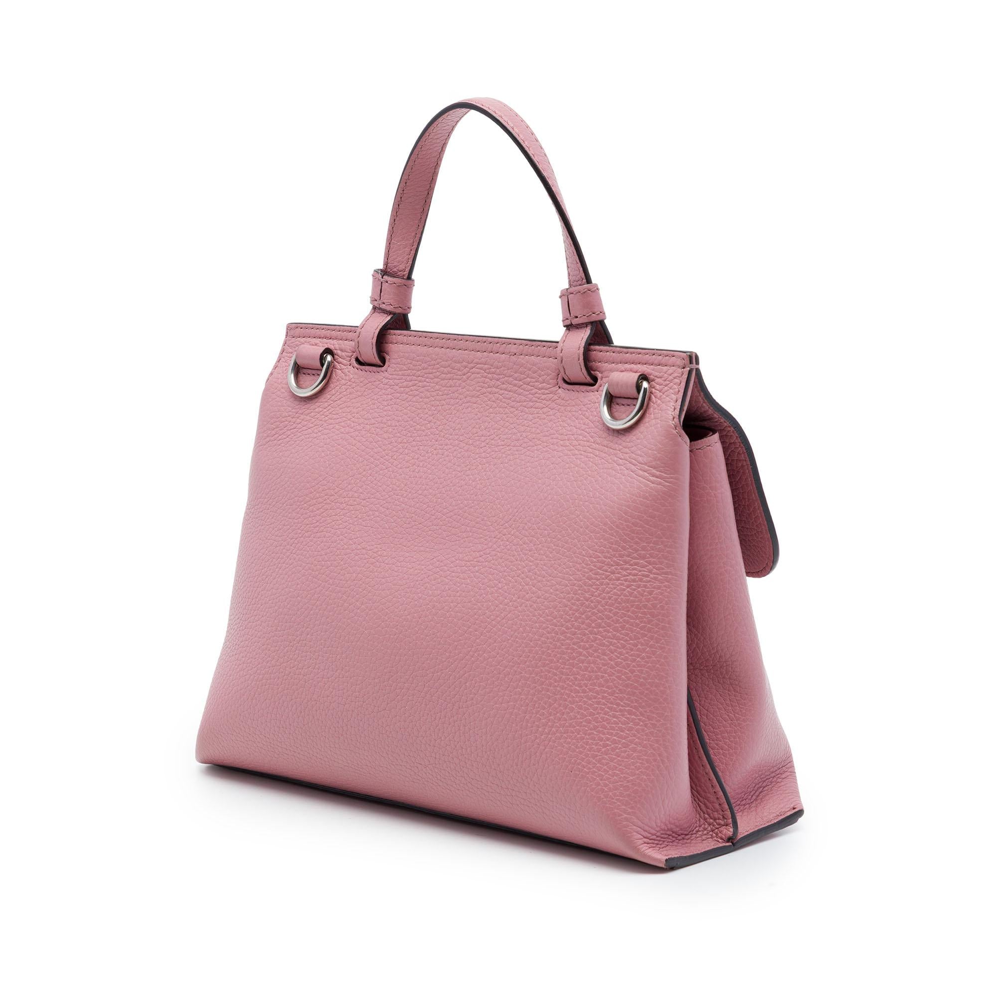 Gucci Small Calfskin Bamboo Daily Satchel