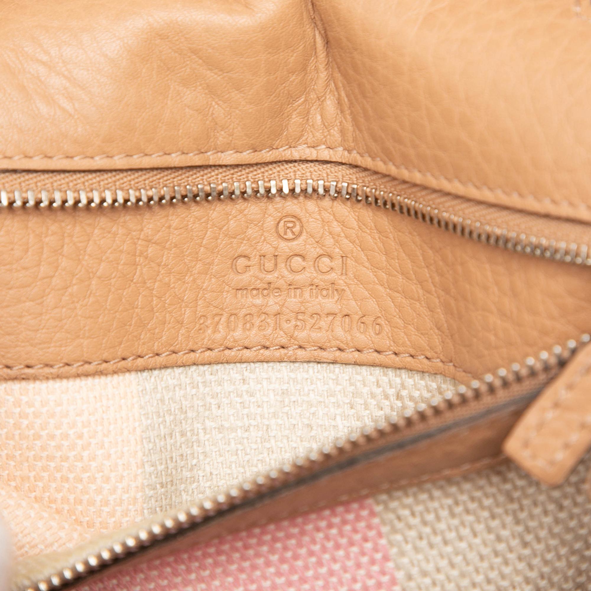 Gucci Small Calfskin Bamboo Daily Satchel