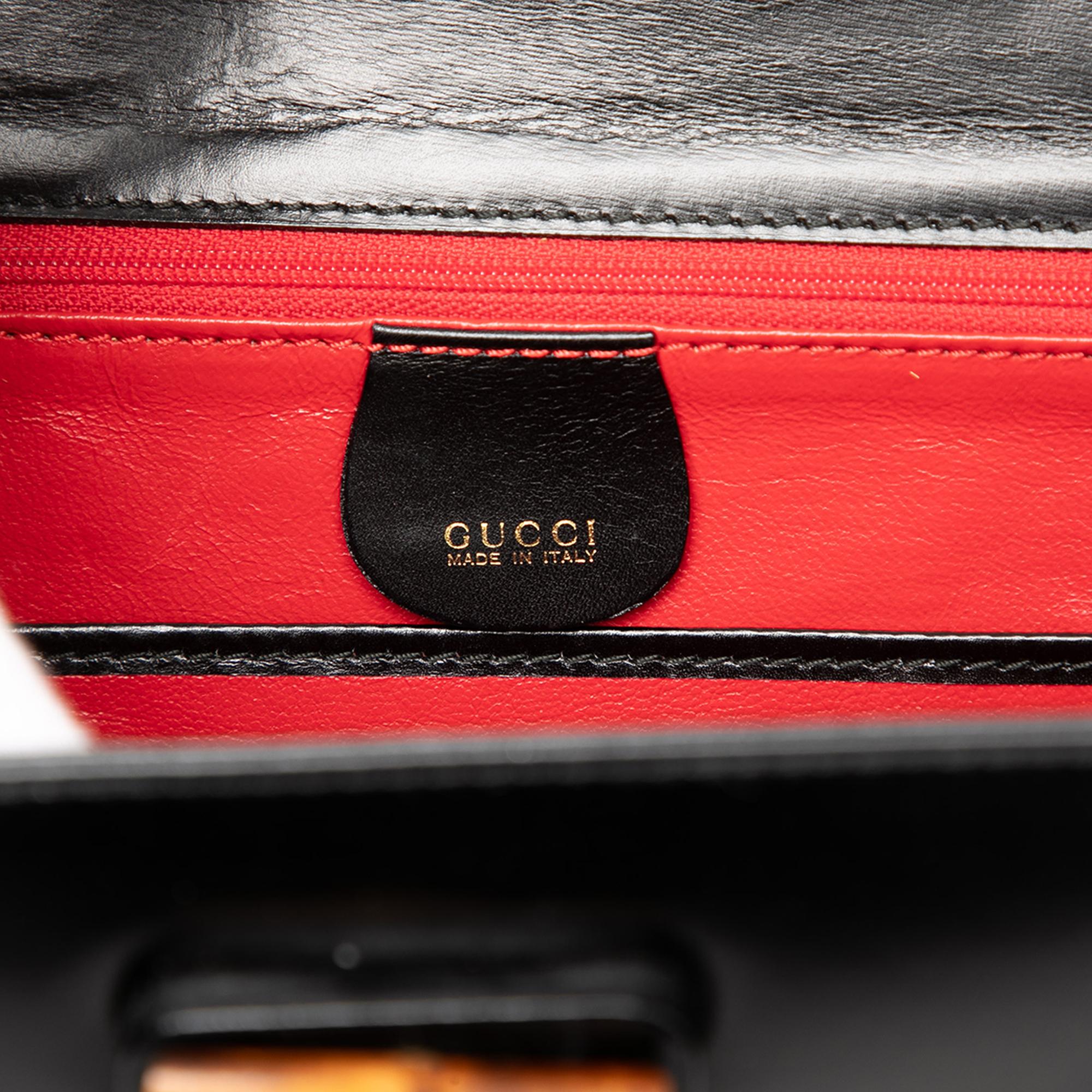 Gucci Small Calfskin Bamboo Night
