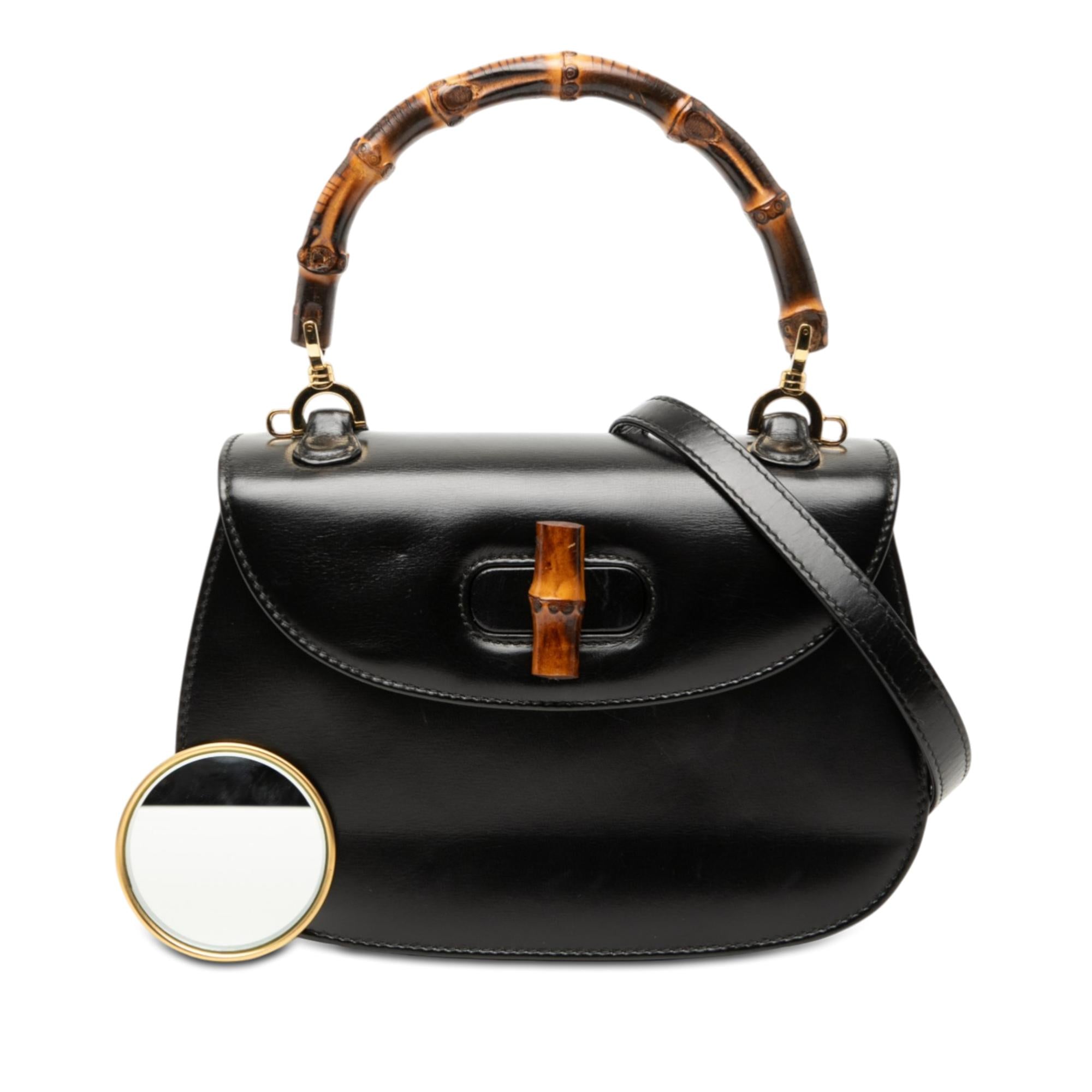 Gucci Small Calfskin Bamboo Night