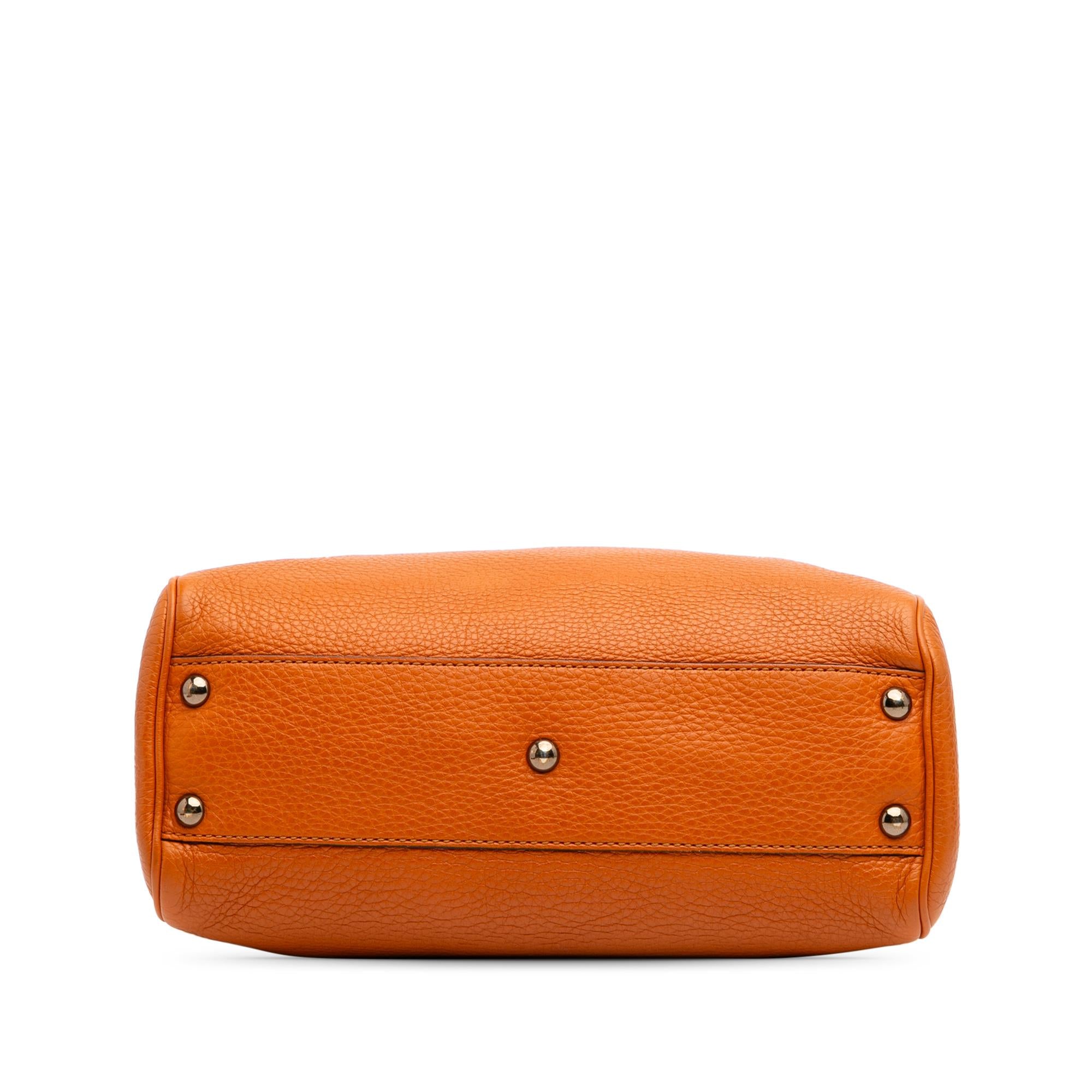 Gucci Small Calfskin Bamboo Shopper Satchel