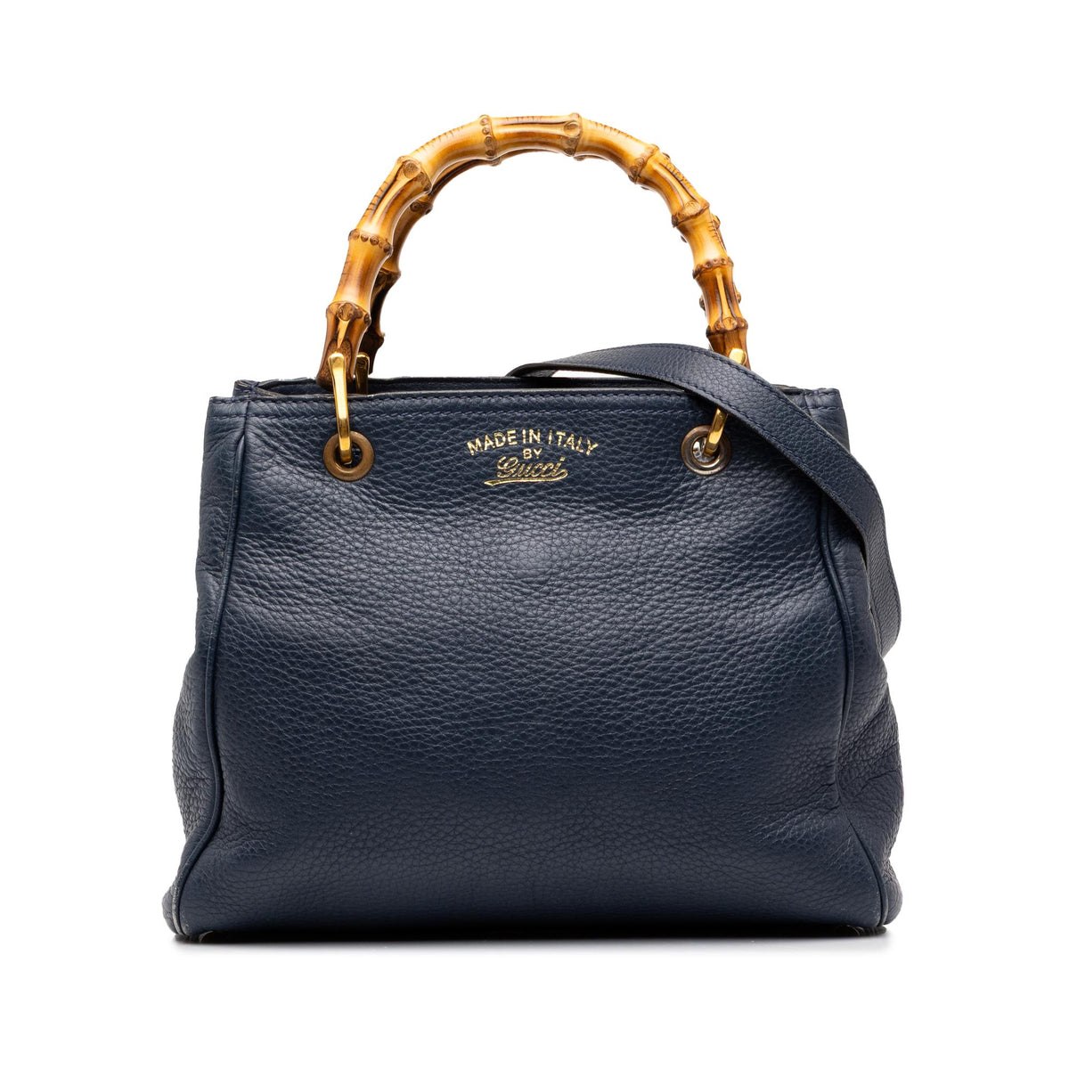 Gucci Small Calfskin Bamboo Shopper Satchel