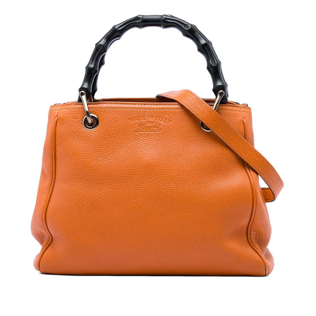 Gucci Small Calfskin Bamboo Shopper Satchel