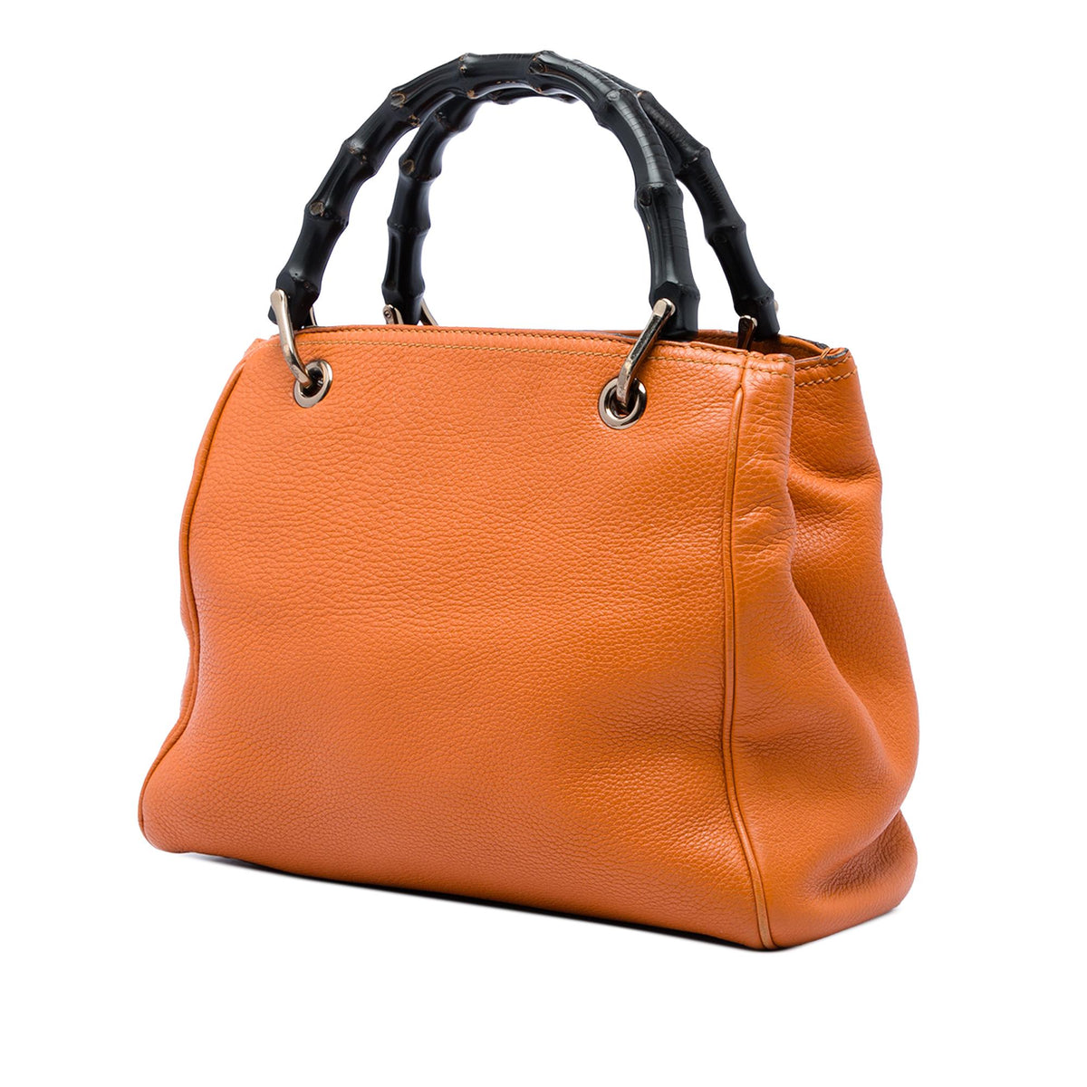 Gucci Small Calfskin Bamboo Shopper Satchel