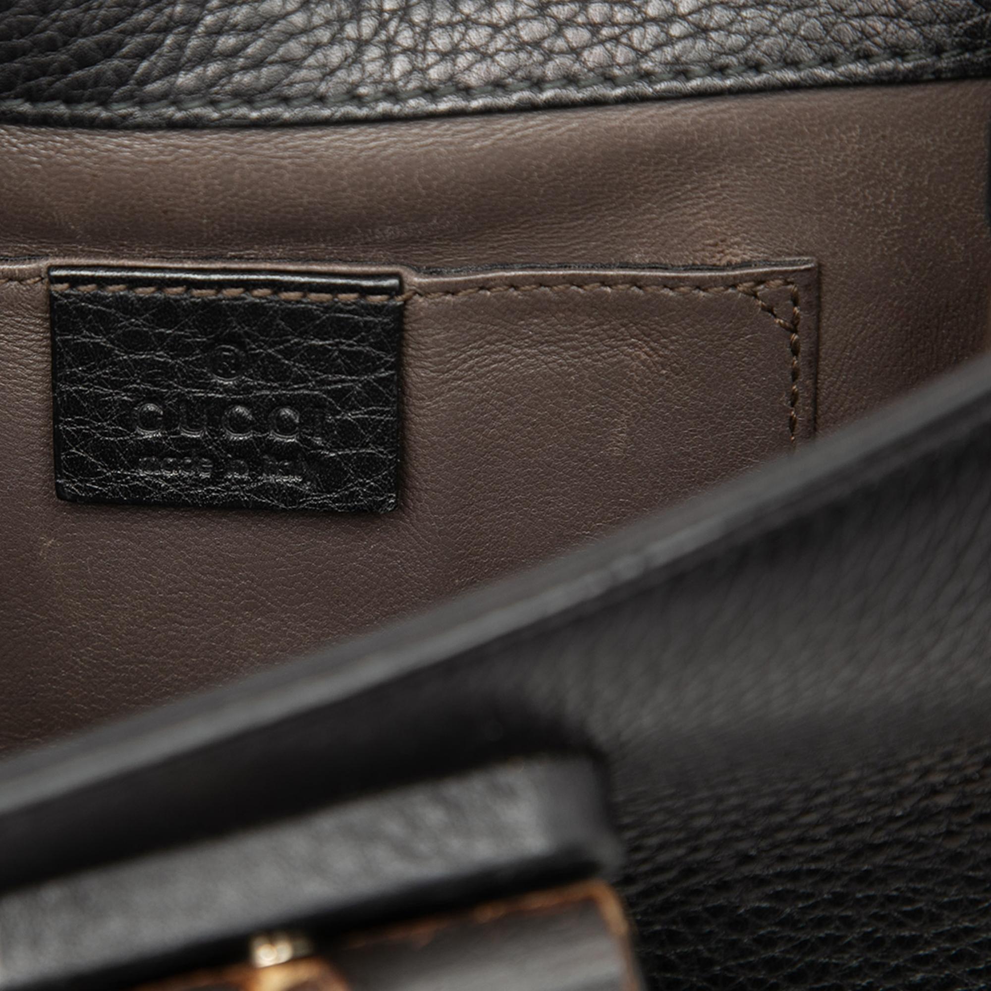 Gucci Small Calfskin Miss Bamboo Crossbody