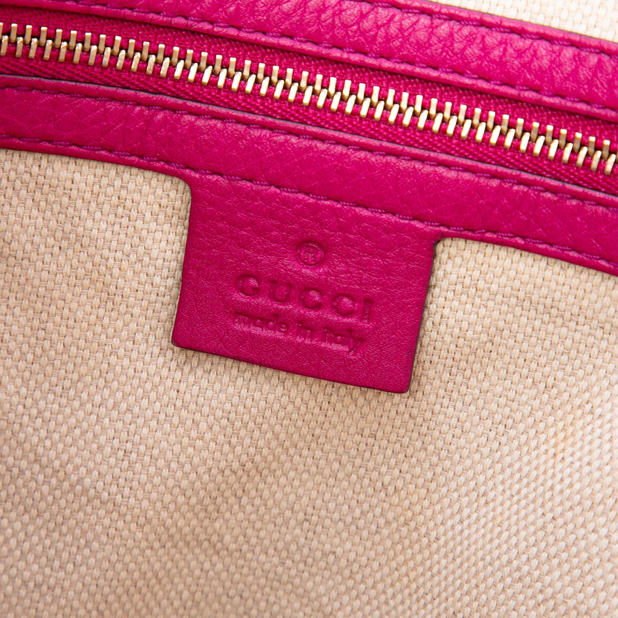 Gucci Small Calfskin Soho Cellarius Satchel