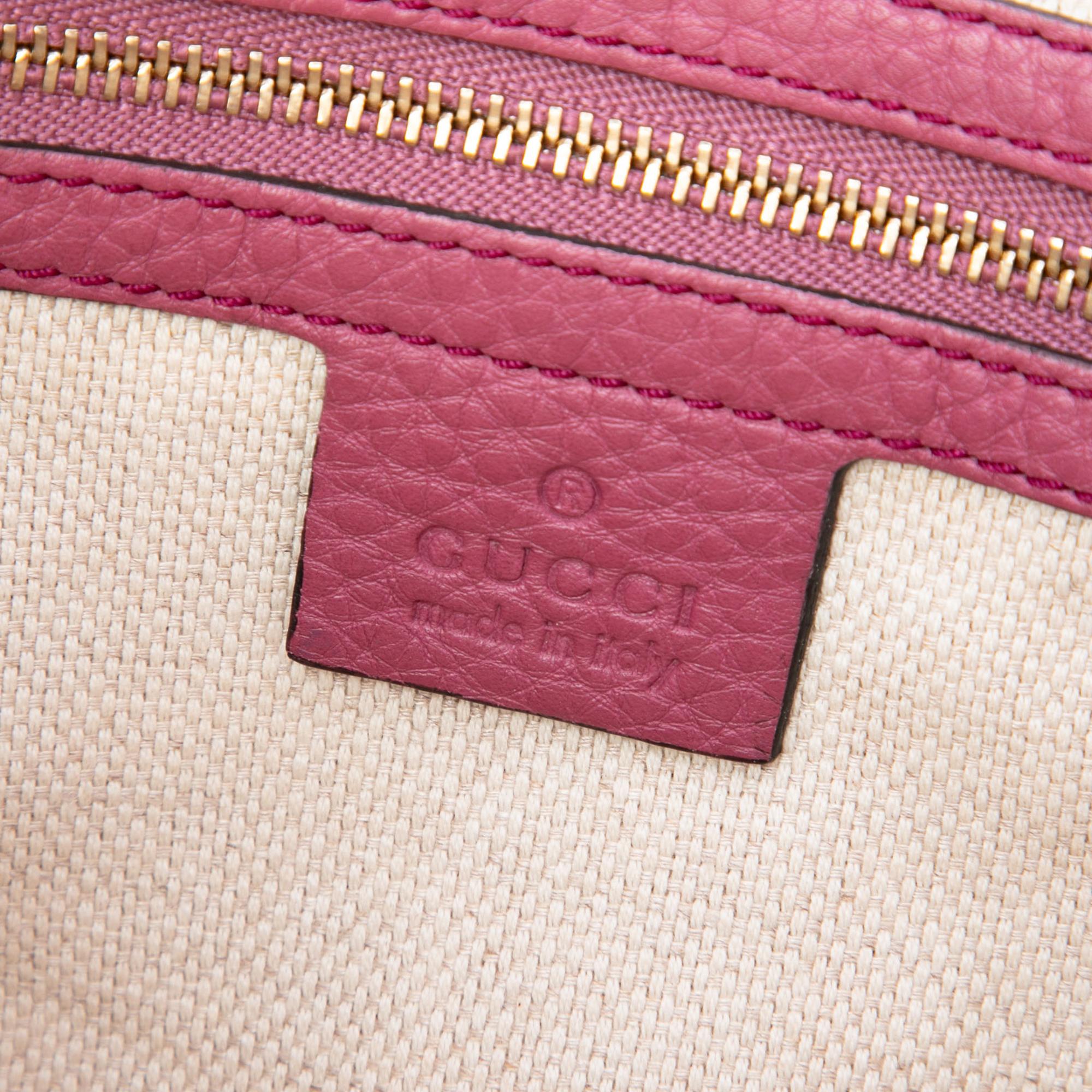 Gucci Small Calfskin Soho Cellarius Satchel
