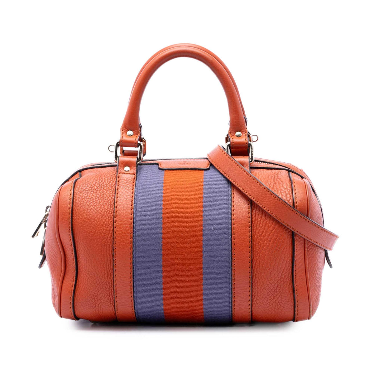 Gucci Small Calfskin Web Joy Boston Bag