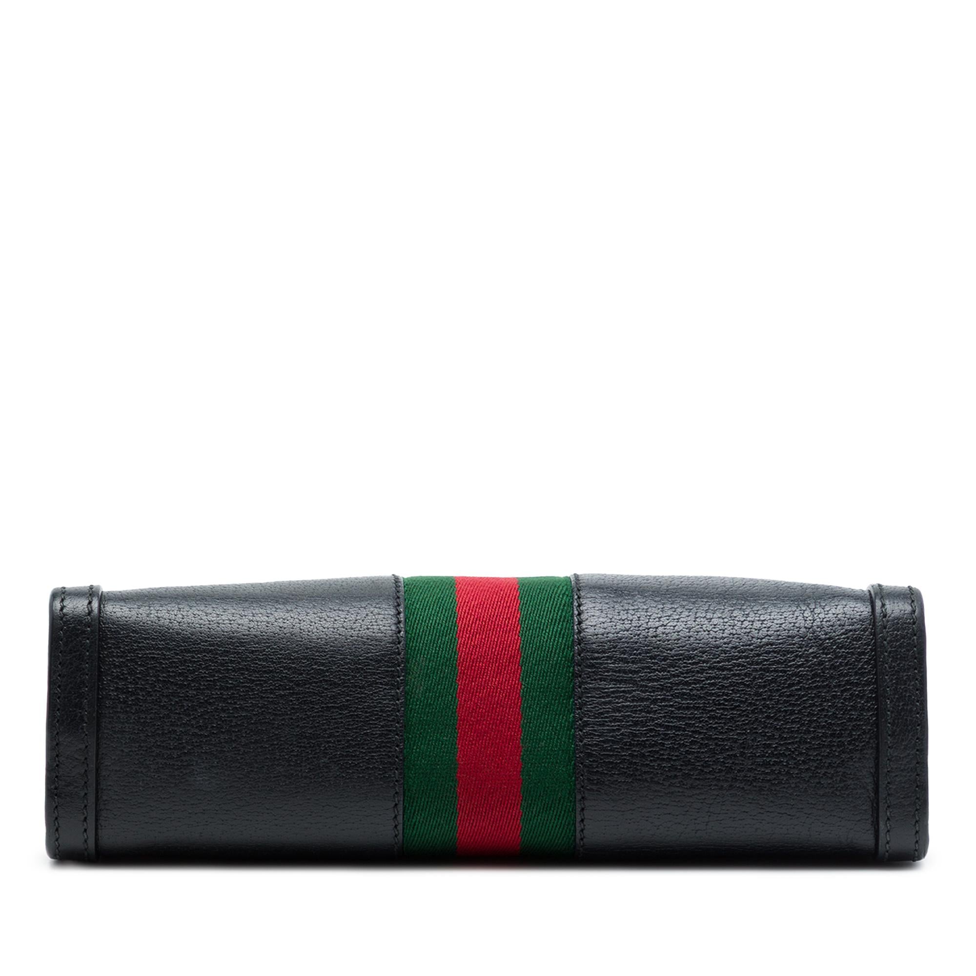 Gucci Small Calfskin Web Ophidia Chain Crossbody