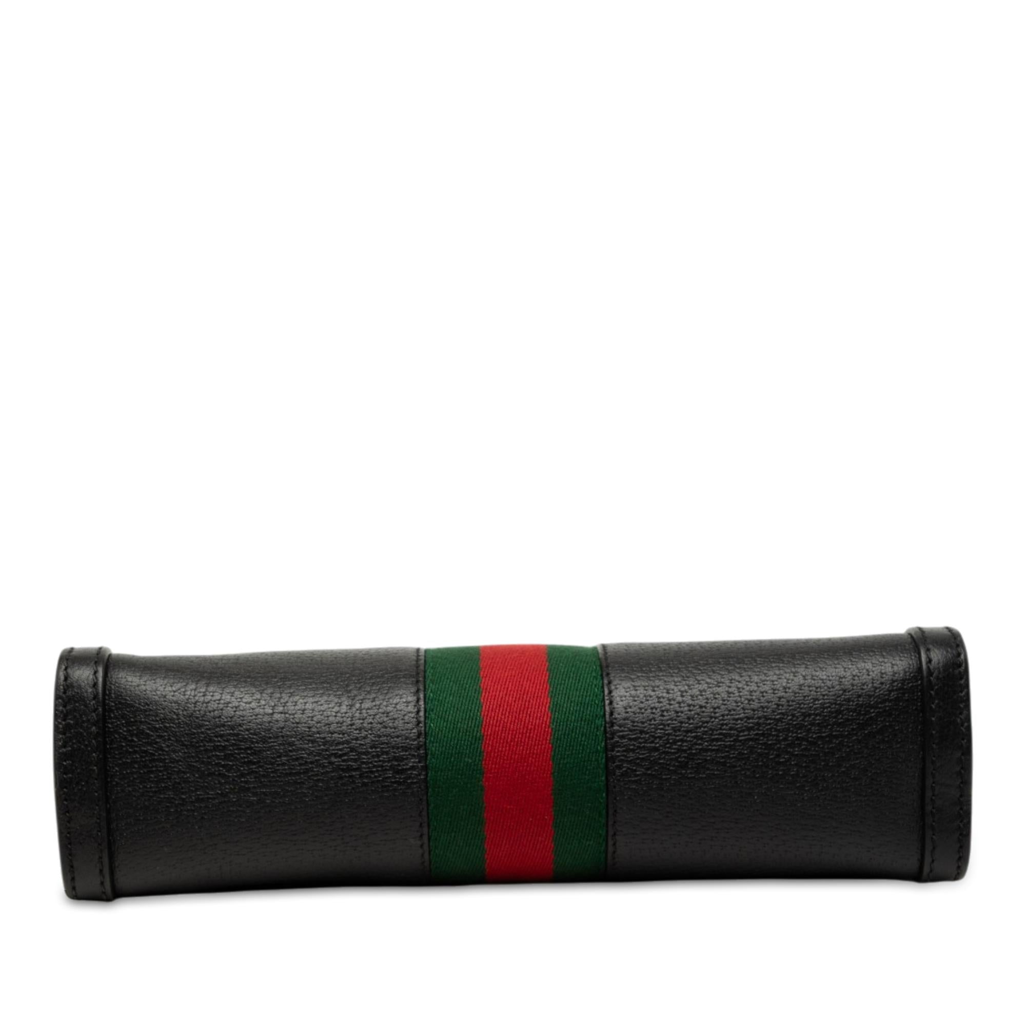 Gucci Small Calfskin Web Ophidia Chain Crossbody