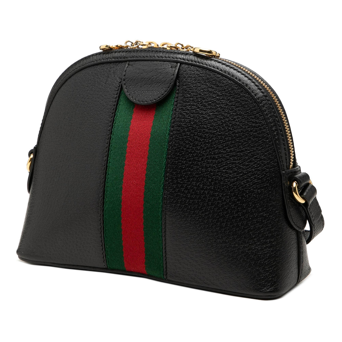 Gucci Small Calfskin Web Ophidia Dome Crossbody