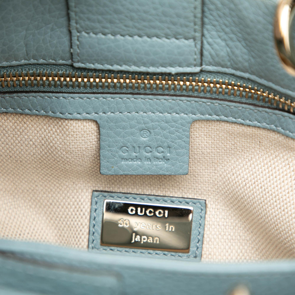 Gucci Small Canvas Flora Bamboo Shopper Satchel