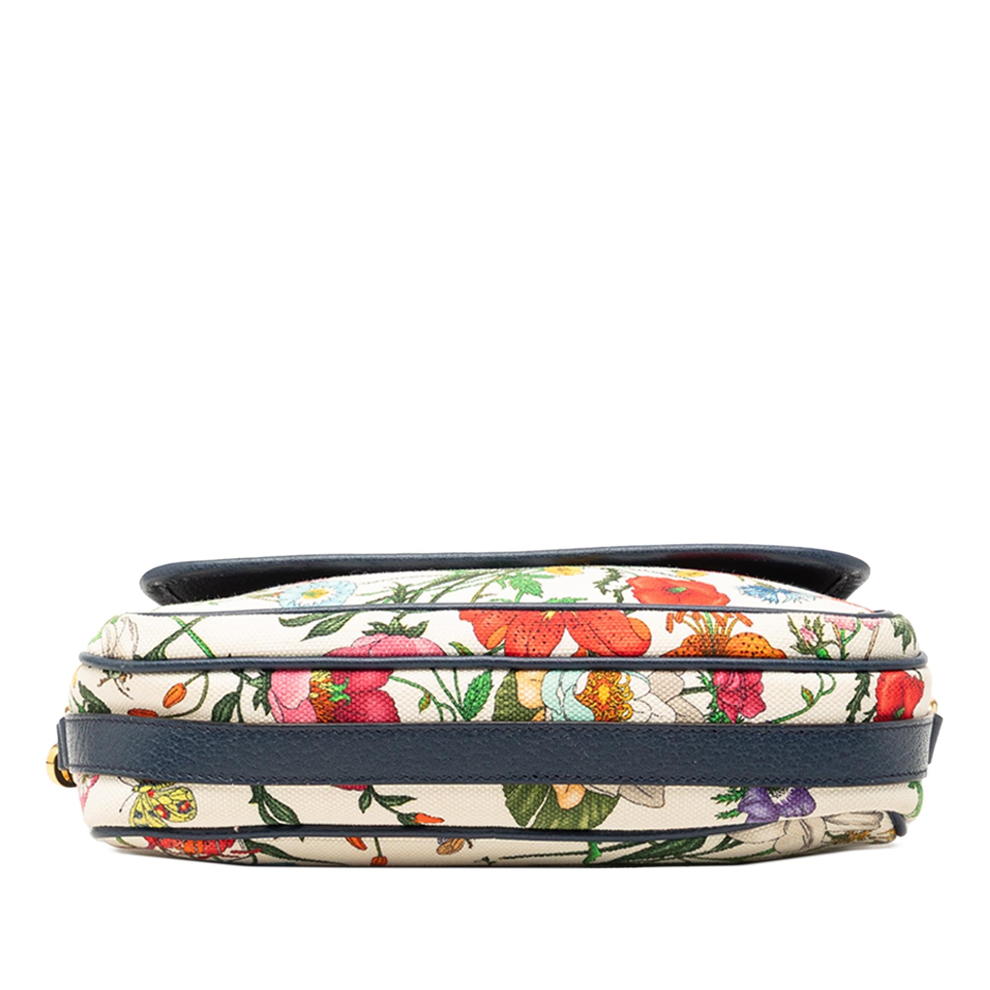 Gucci Small Canvas Flora Crossbody