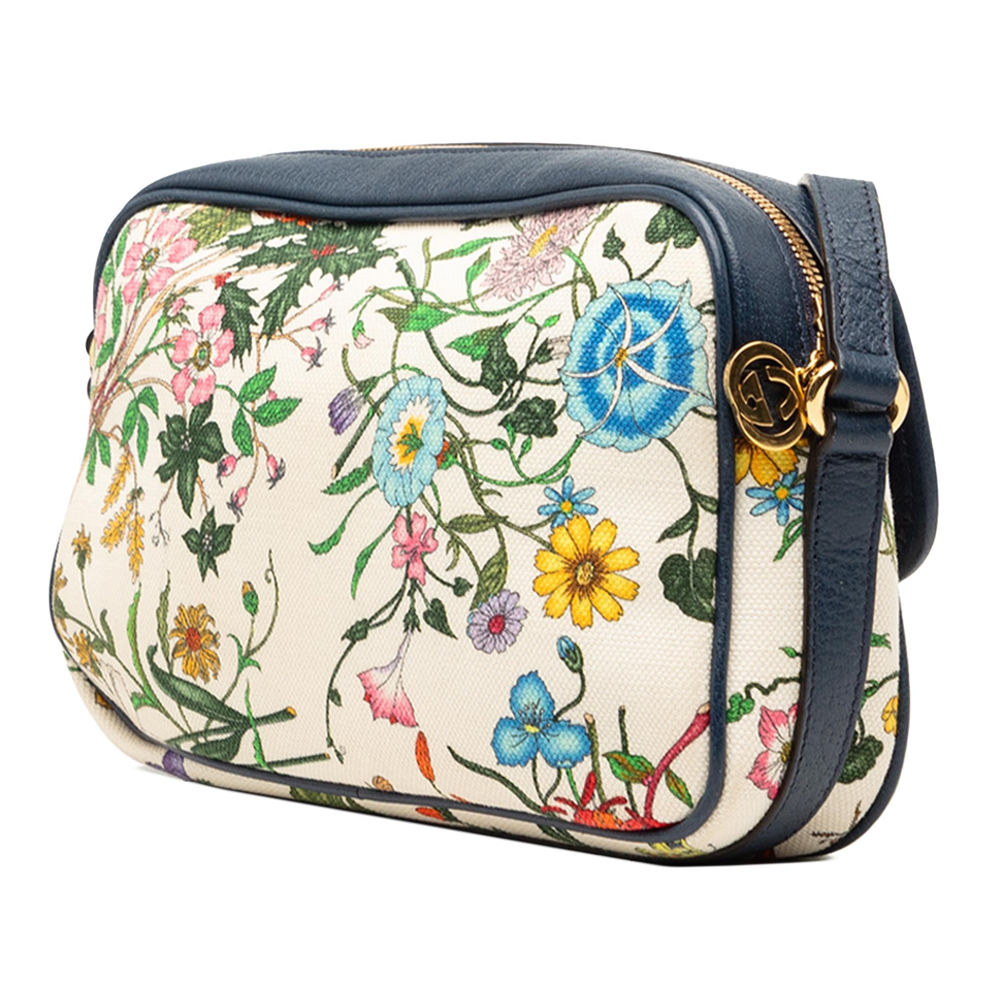Gucci Small Canvas Flora Crossbody