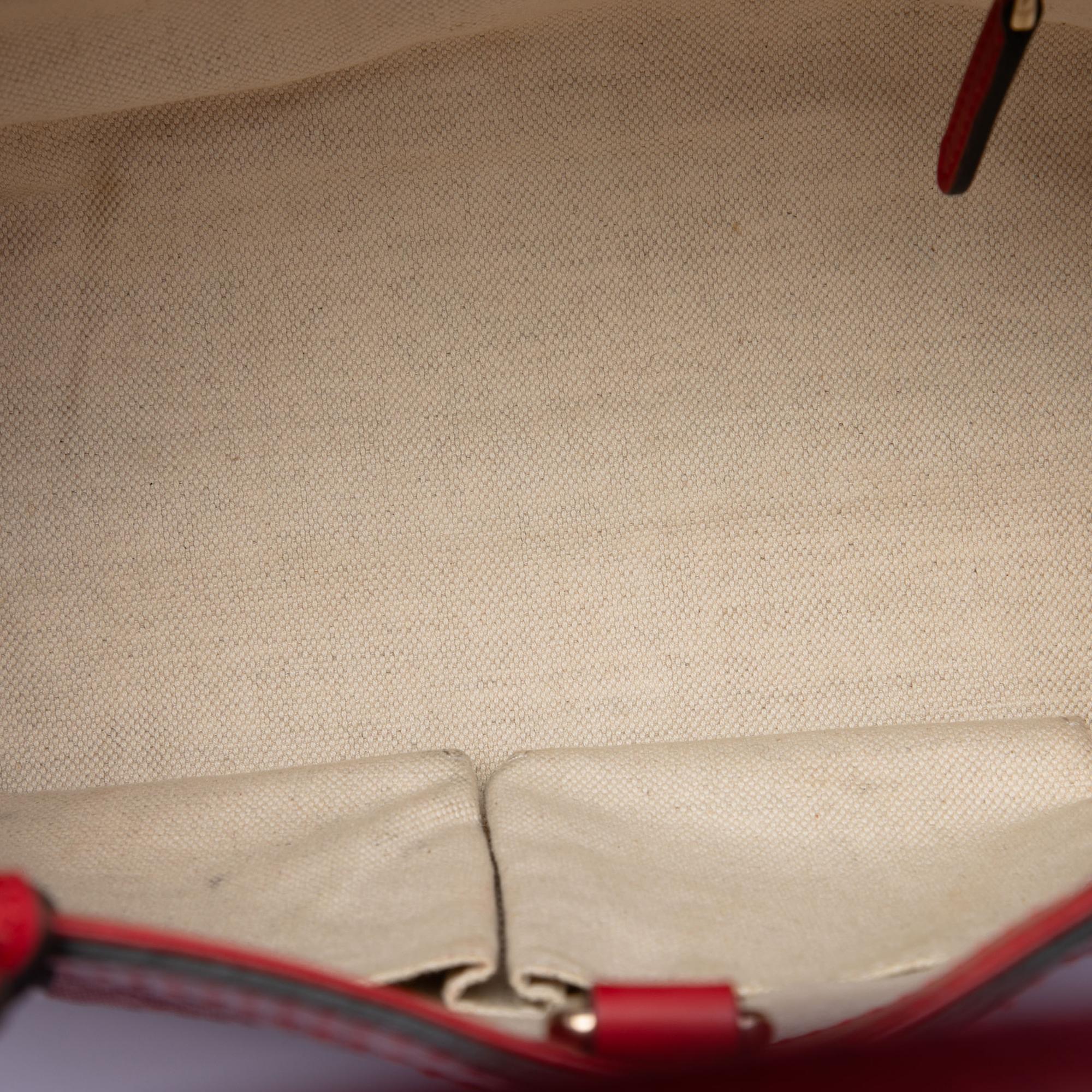 Gucci Small Diamante Leather Craft Tote