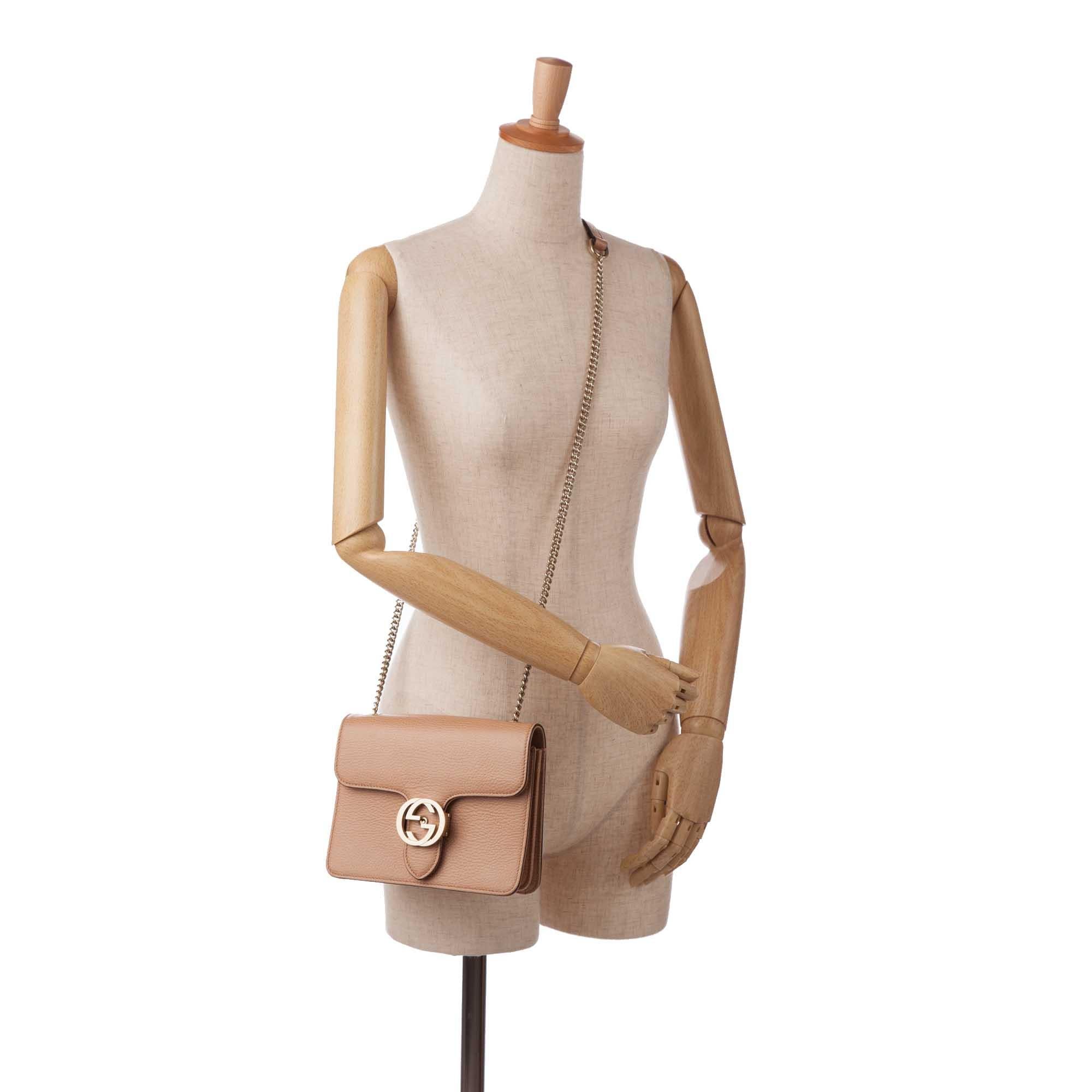 Gucci Small Dollar Calf Interlocking G Crossbody (SHG-wUdGdQ)