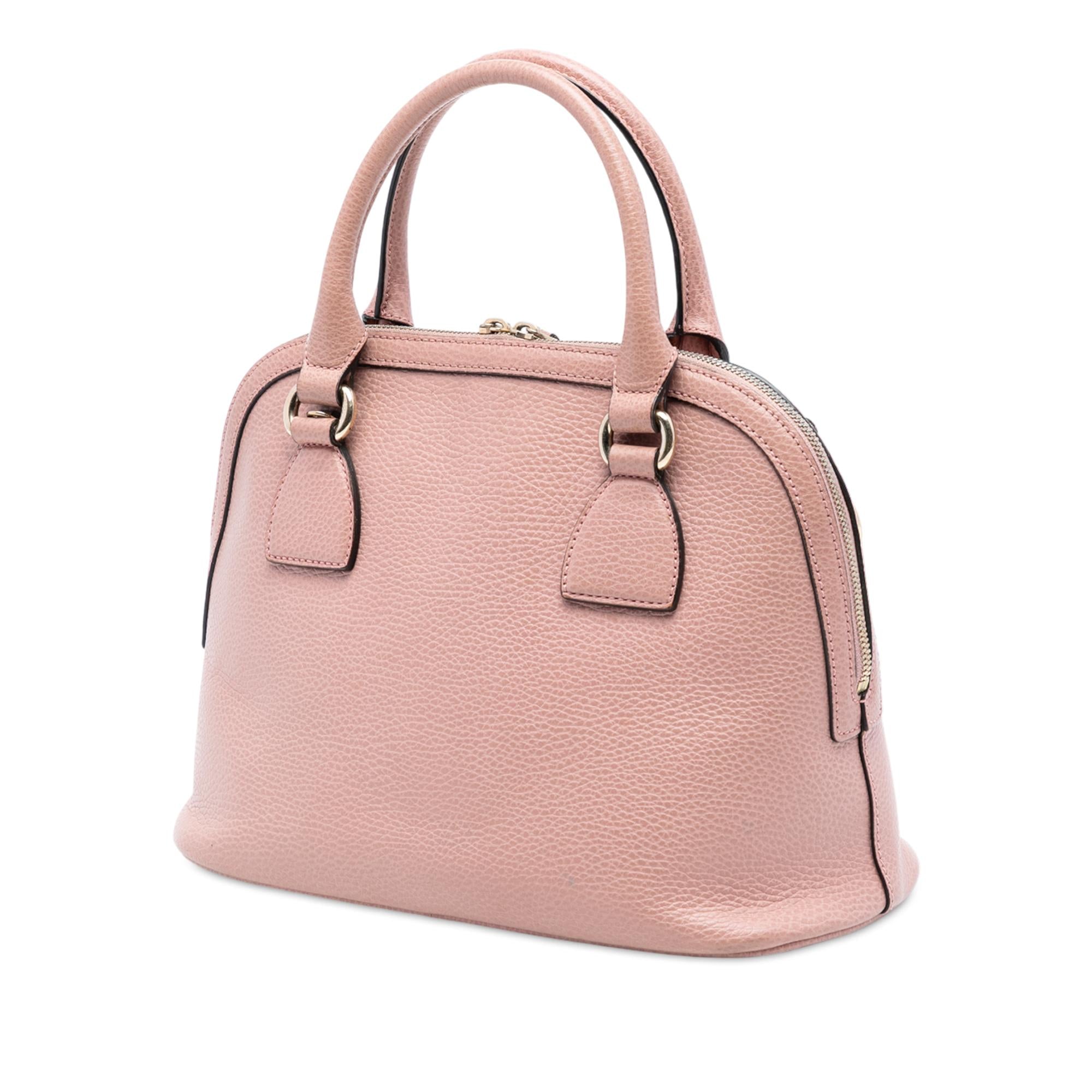 Gucci Small Dollar Calfskin GG Charm Dome Satchel