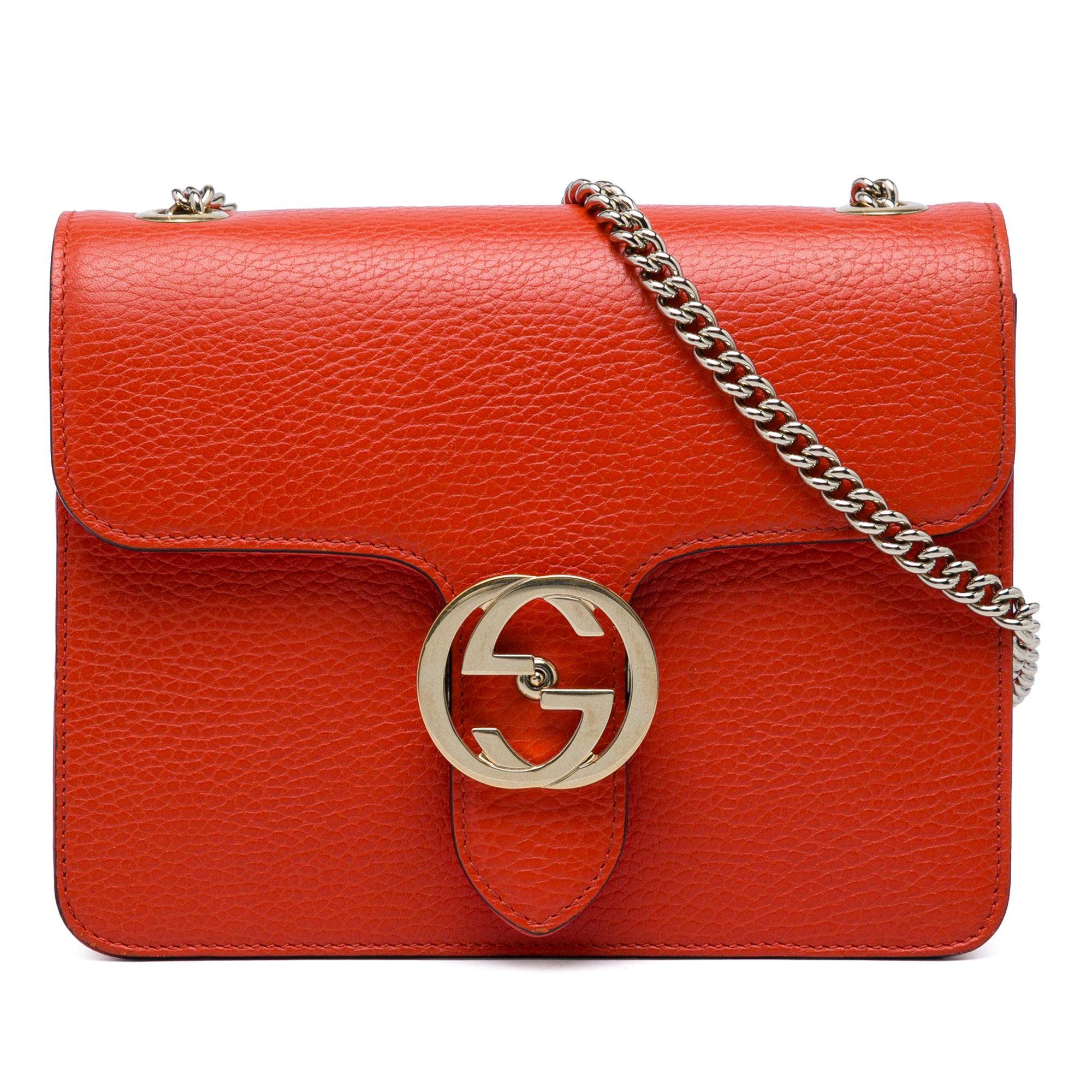 Gucci Small Dollar Calfskin Interlocking G Crossbody