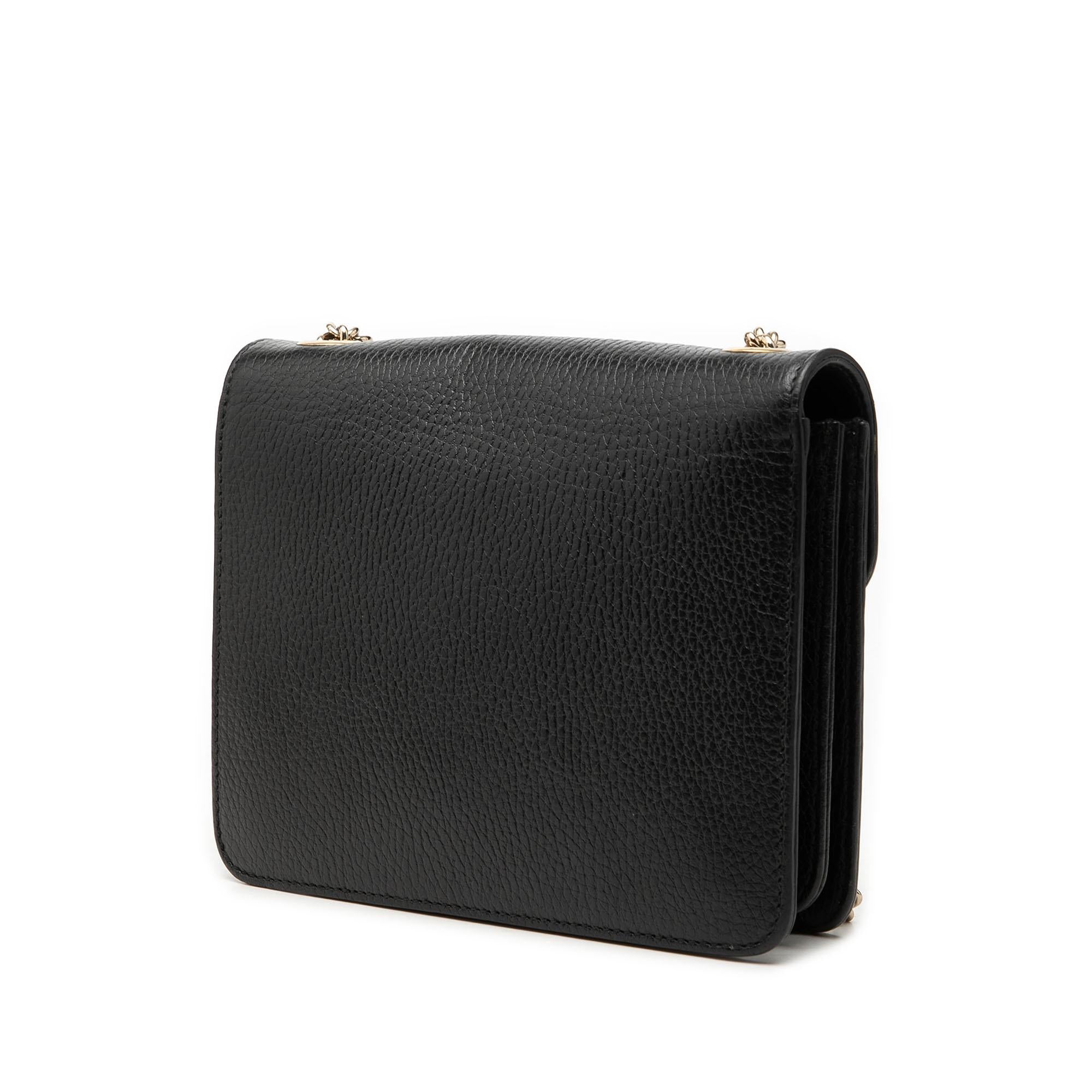 Gucci Small Dollar Calfskin Interlocking G Crossbody