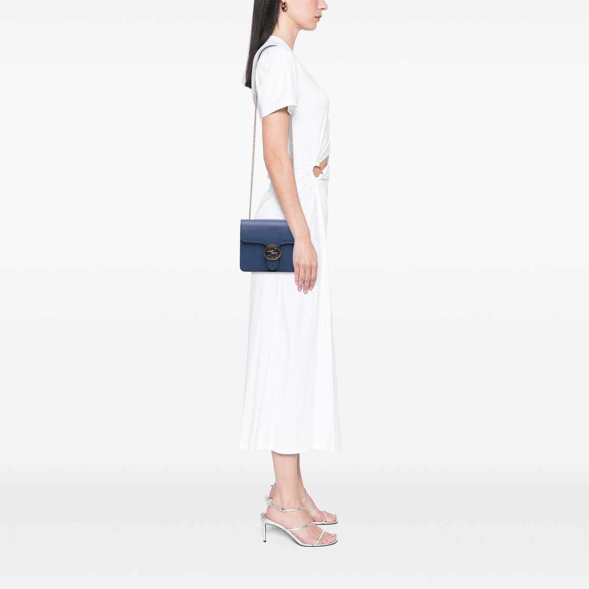 Gucci Small Dollar Calfskin Interlocking G Crossbody
