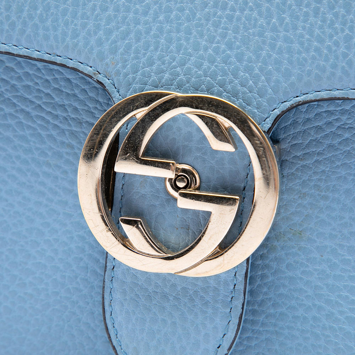 Gucci Small Dollar Calfskin Interlocking G Crossbody