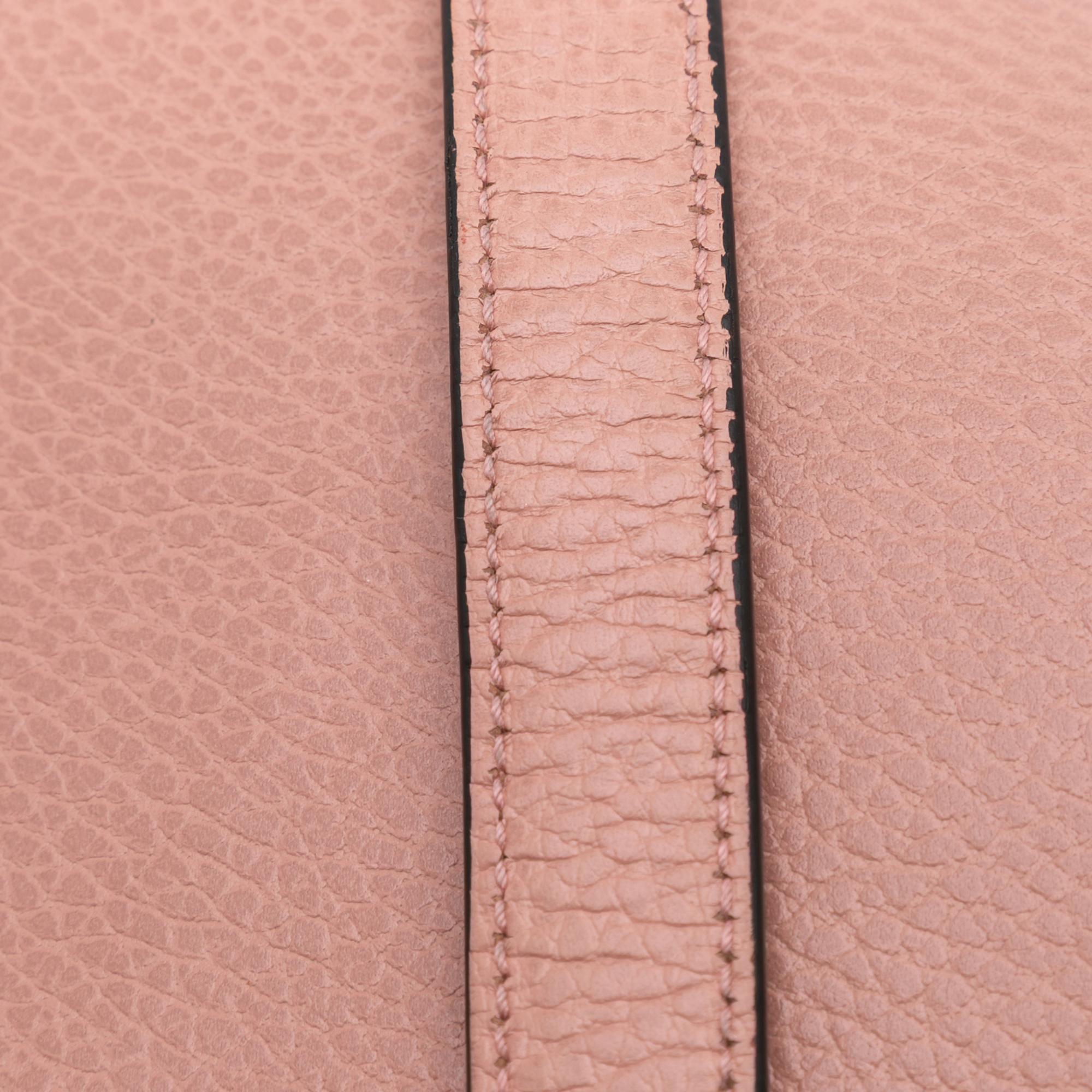 Gucci Small Dollar Leather Interlocking G Satchel