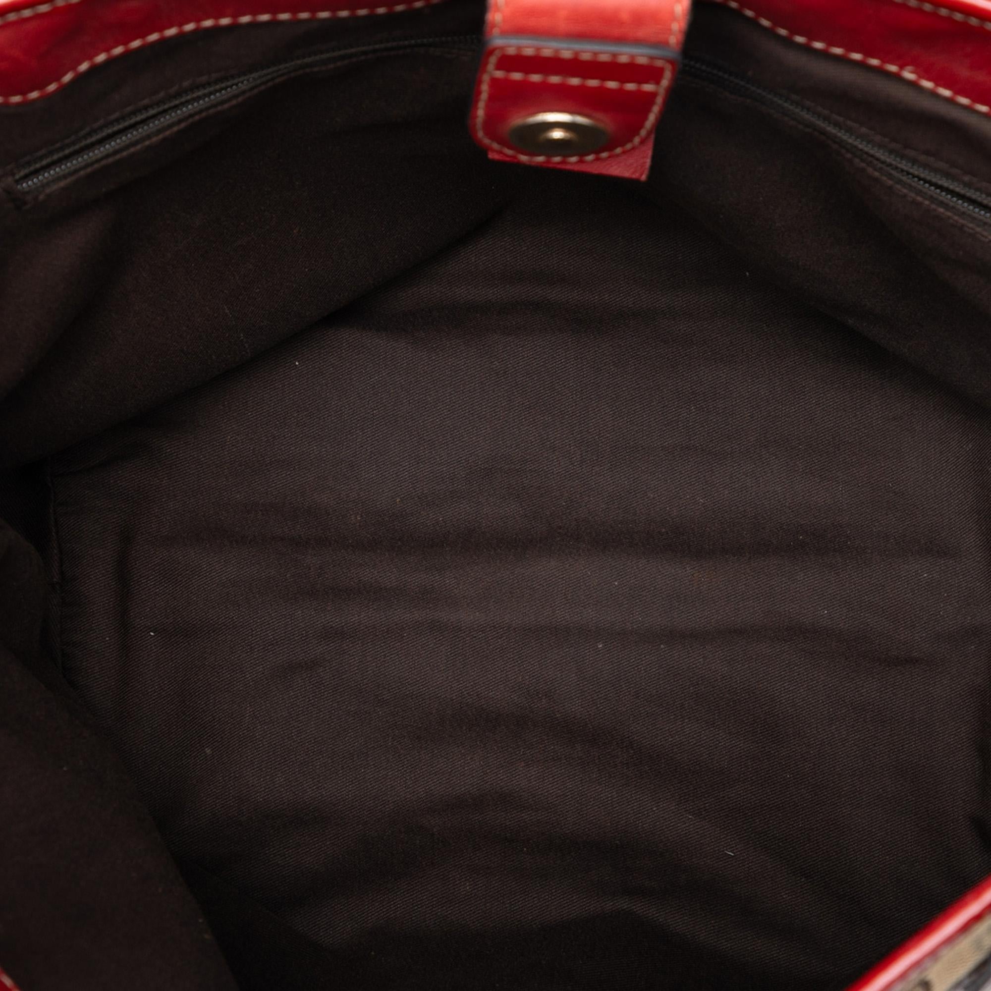 Gucci Small GG Canvas Brando Guccioli Holiday Chihuahua Tote