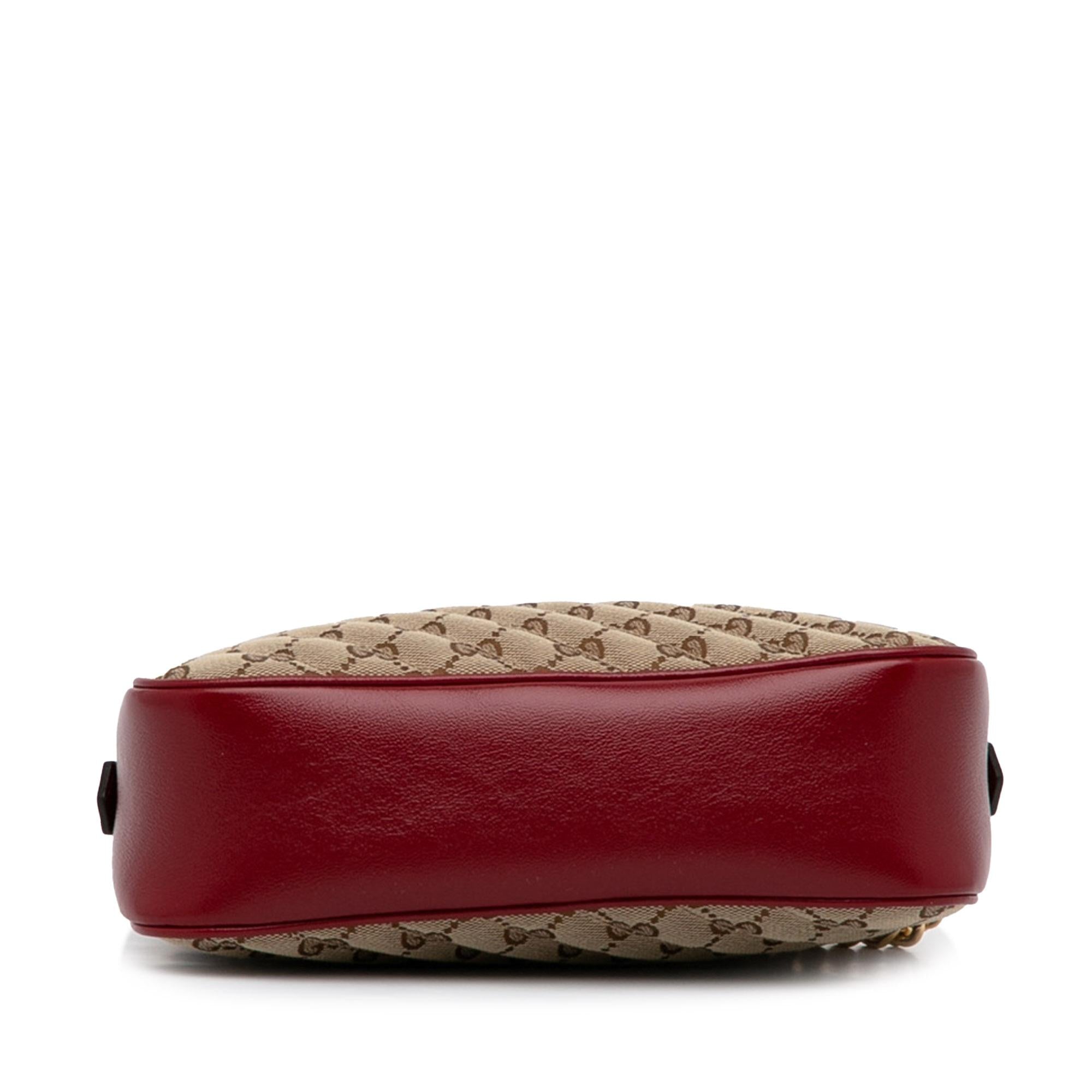 Gucci Small GG Canvas Marmont Crossbody bag (SHG-Sga3D4)