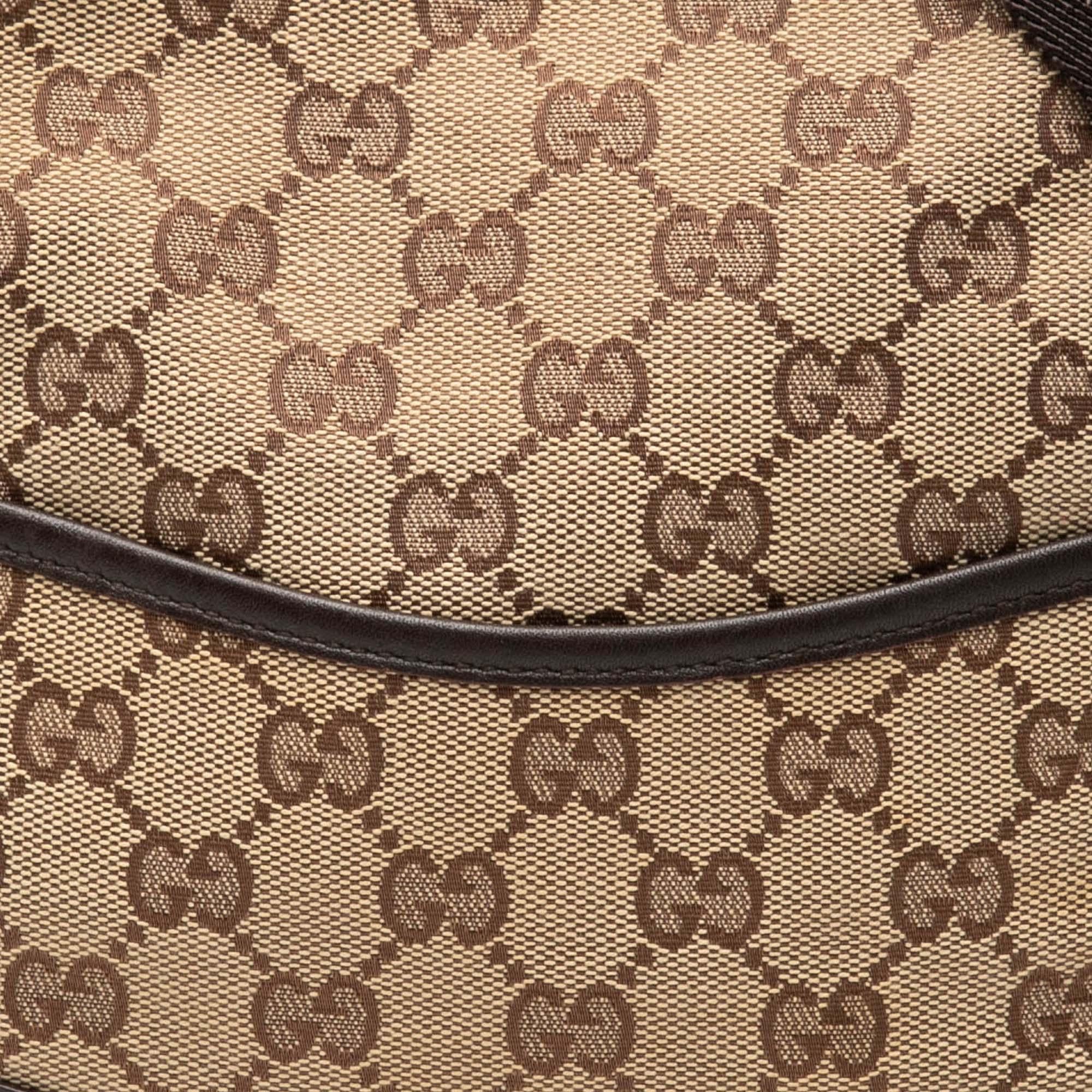 Gucci Small GG Canvas Perforated Crossbody