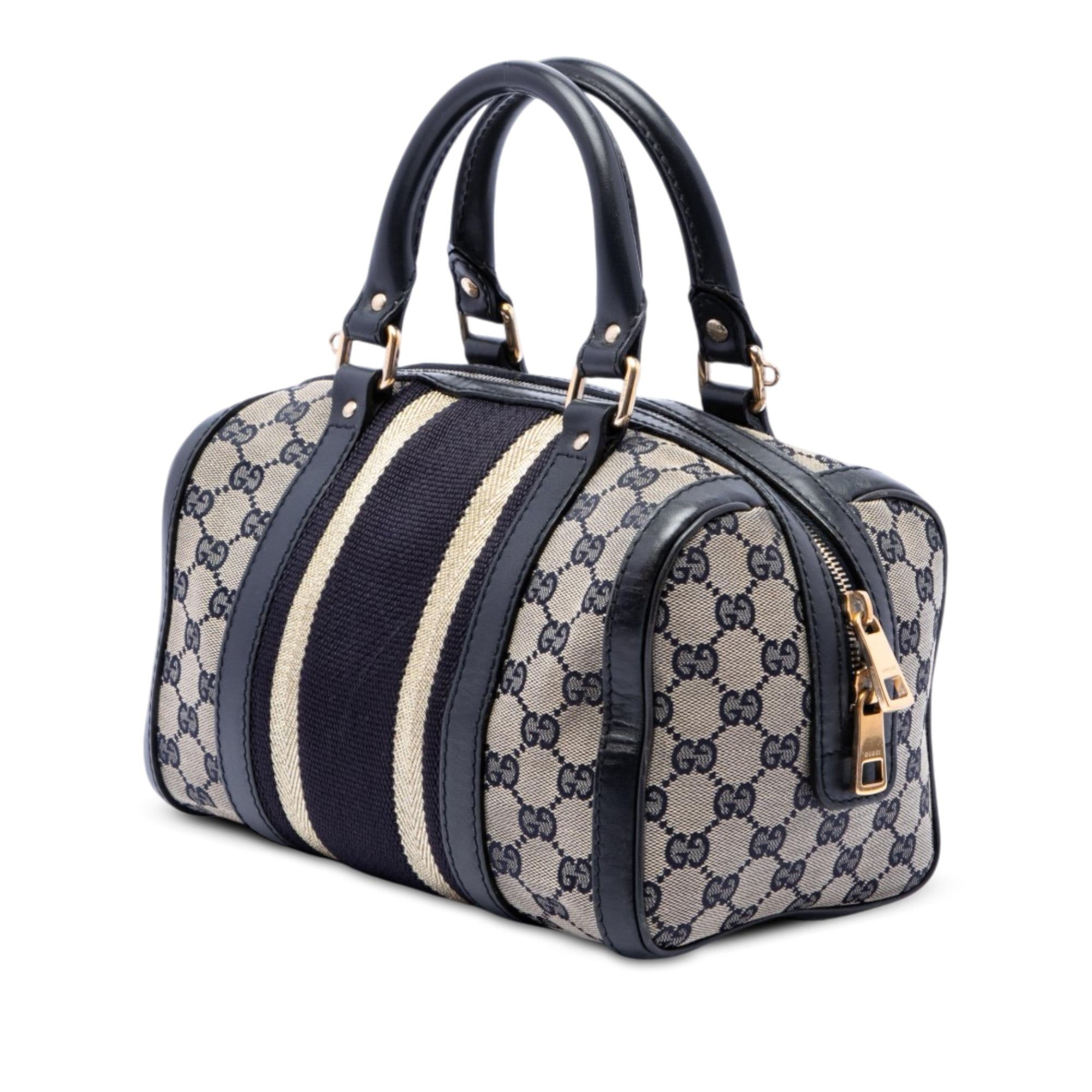 Gucci Small GG Canvas Web Joy Boston Bag