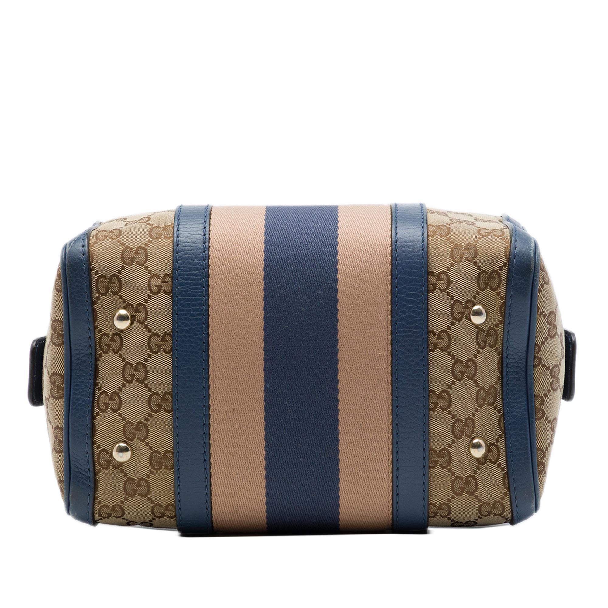 Gucci Small GG Canvas Web Joy Boston Bag