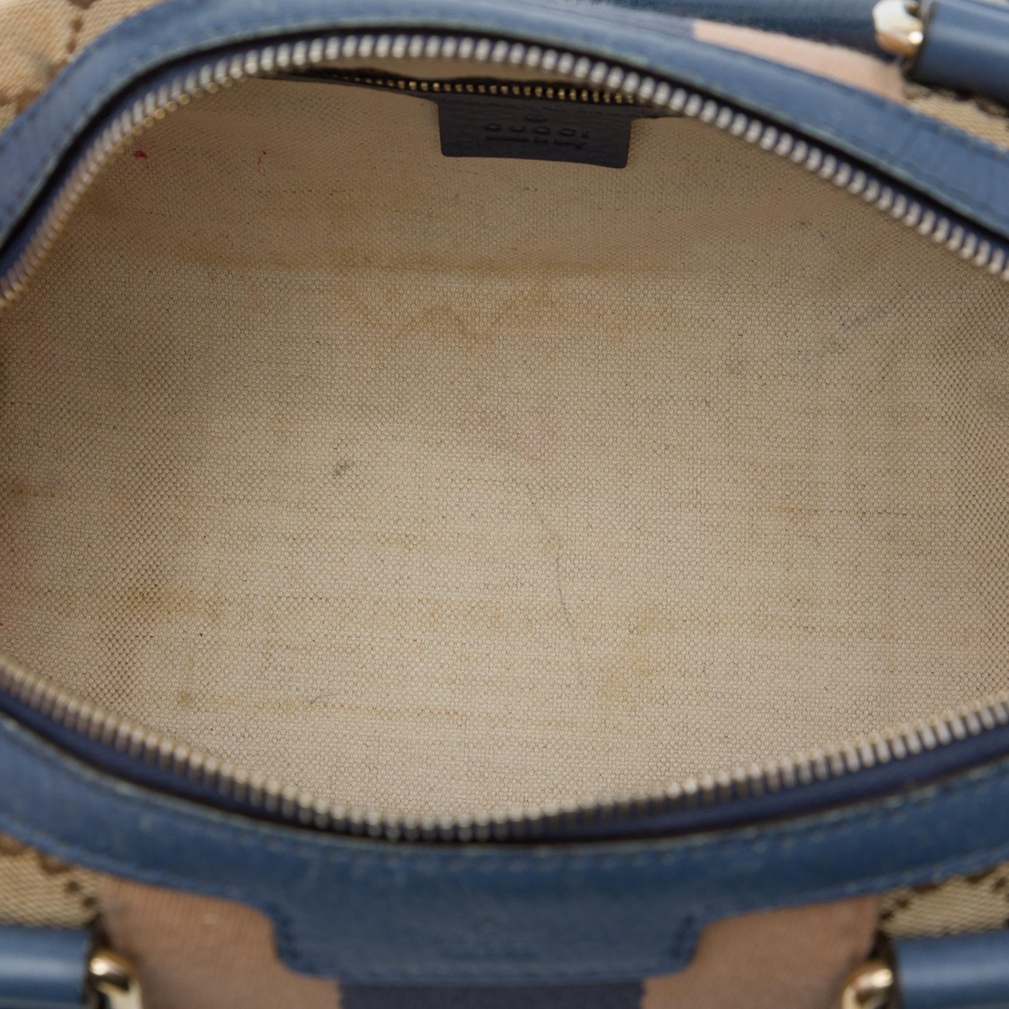 Gucci Small GG Canvas Web Joy Boston Bag