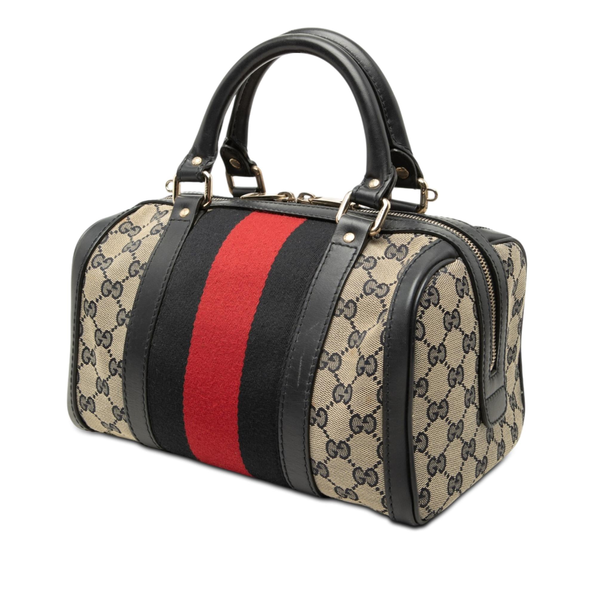 Gucci Small GG Canvas Web Joy Boston Bag