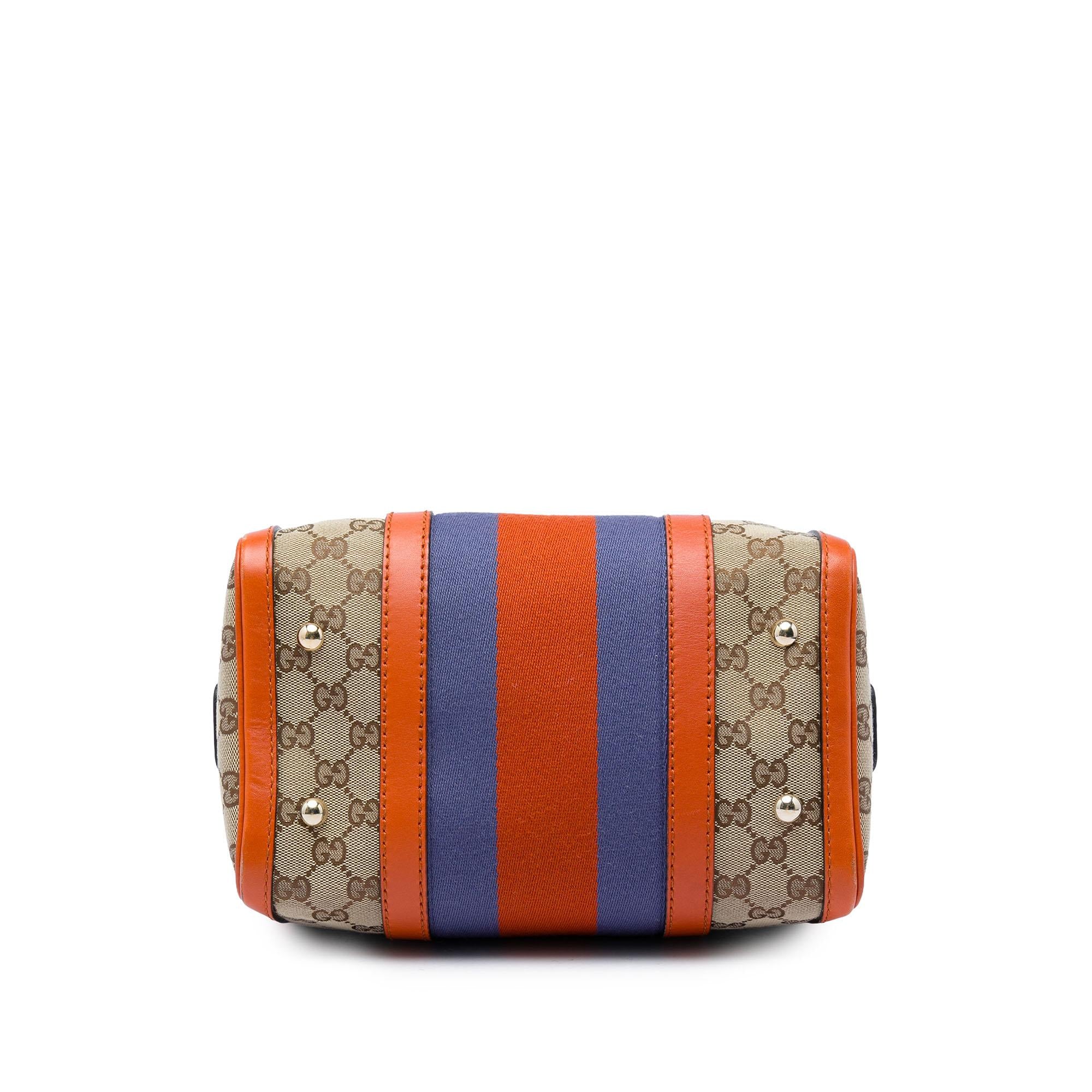 Gucci Small GG Canvas Web Joy Boston Bag