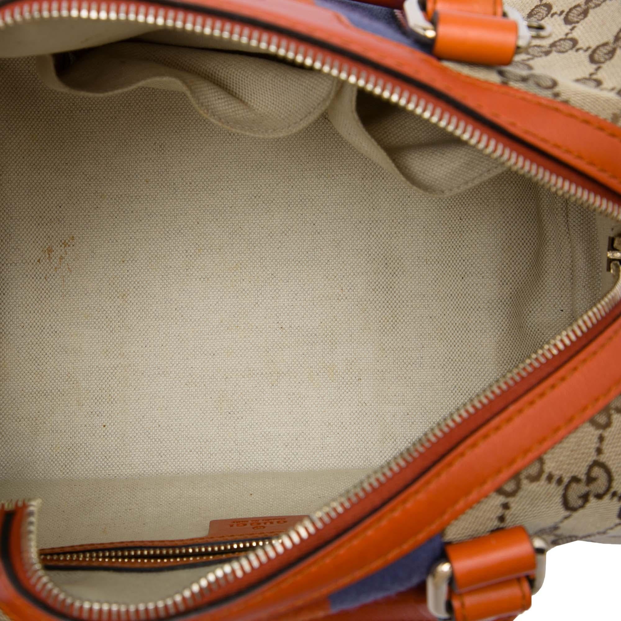 Gucci Small GG Canvas Web Joy Boston Bag