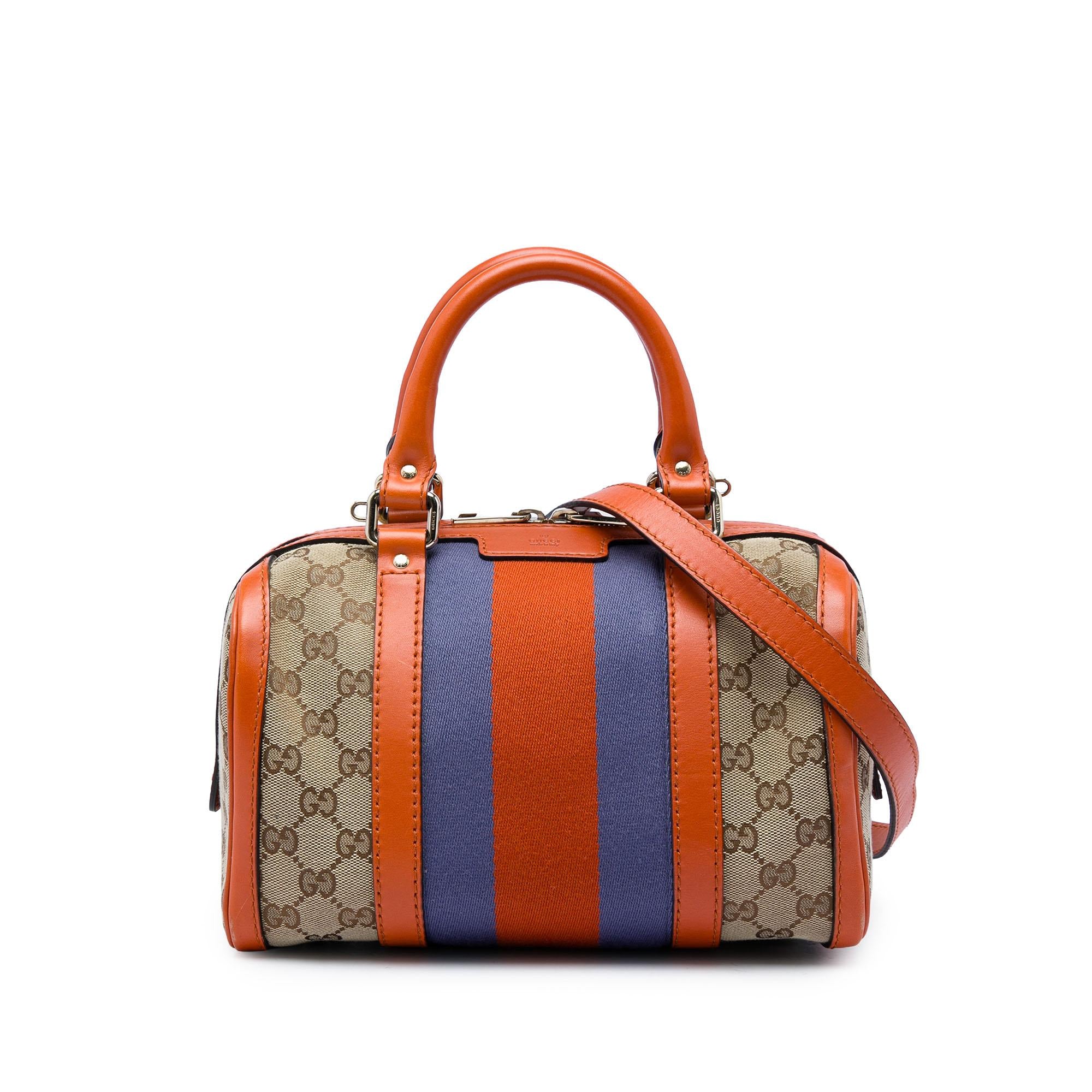 Gucci Small GG Canvas Web Joy Boston Bag