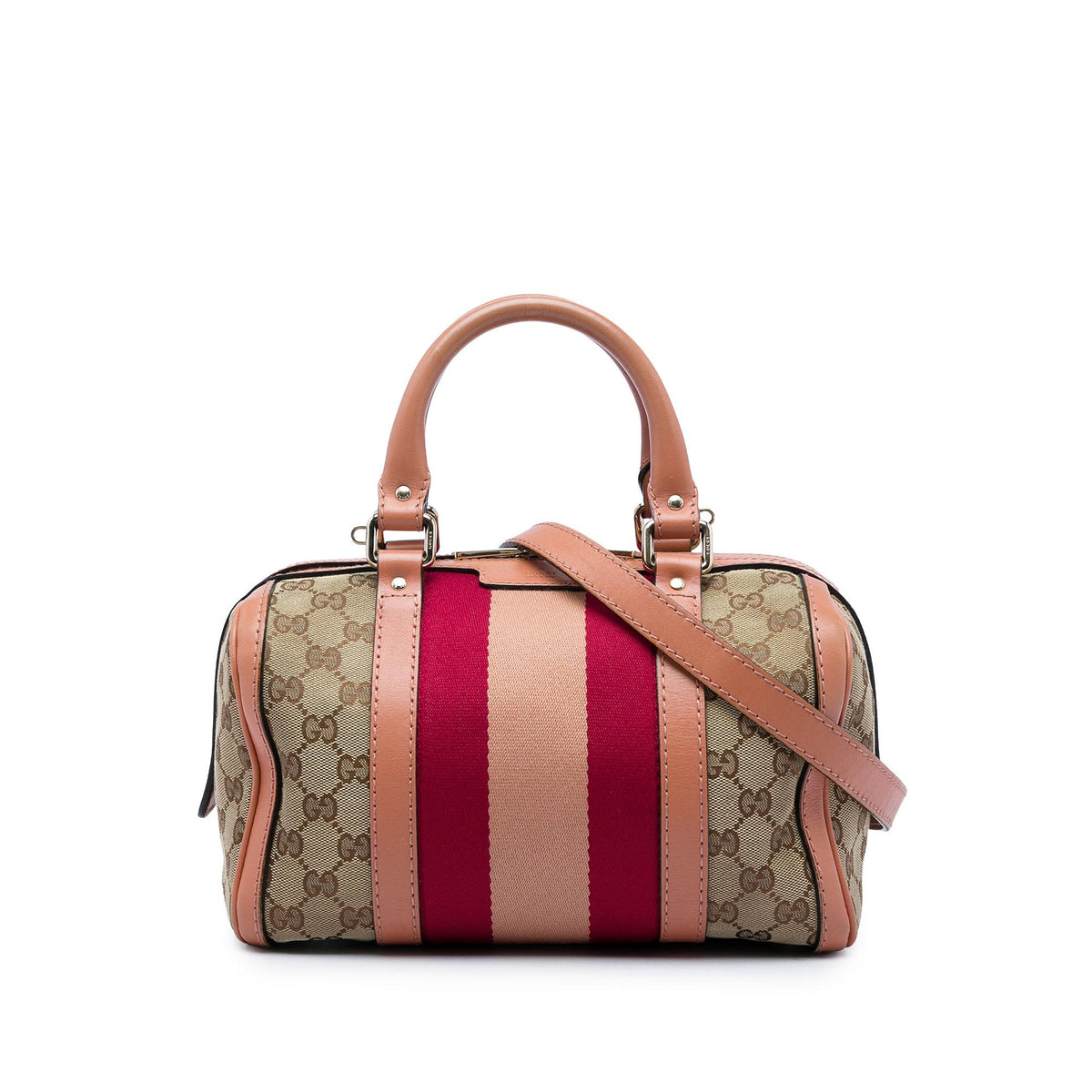 Gucci Small GG Canvas Web Joy Boston Bag