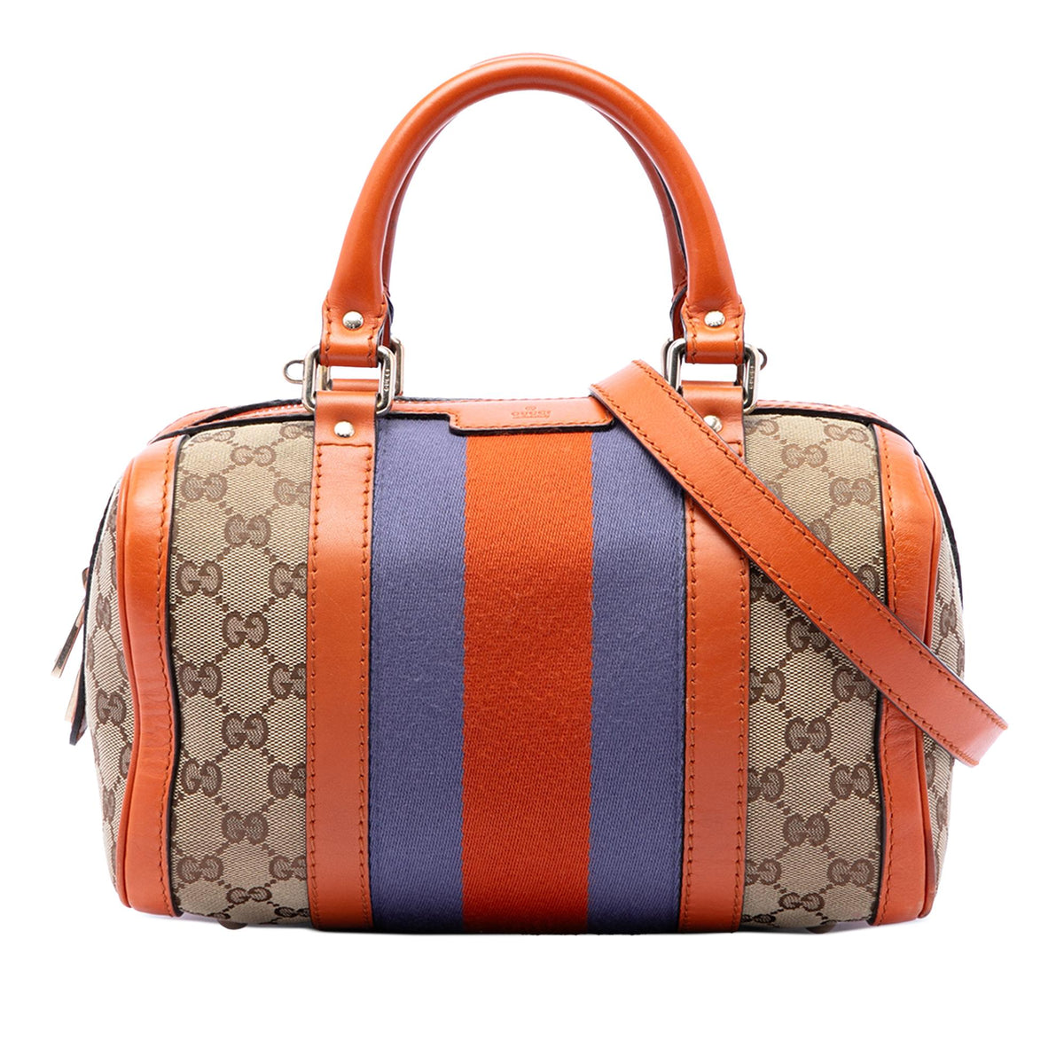 Gucci Small GG Canvas Web Joy Boston Bag