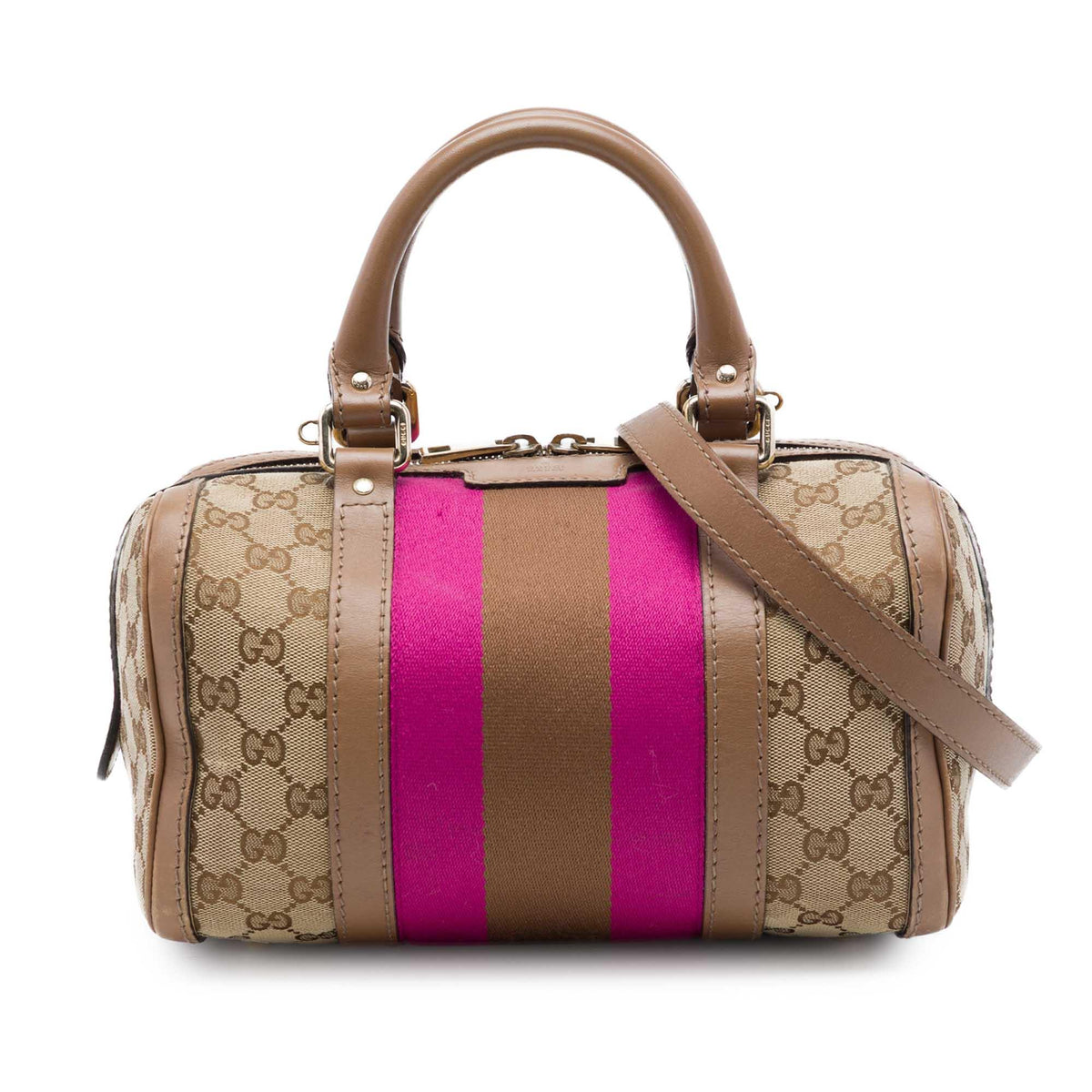 Gucci Small GG Canvas Web Joy Boston Bag