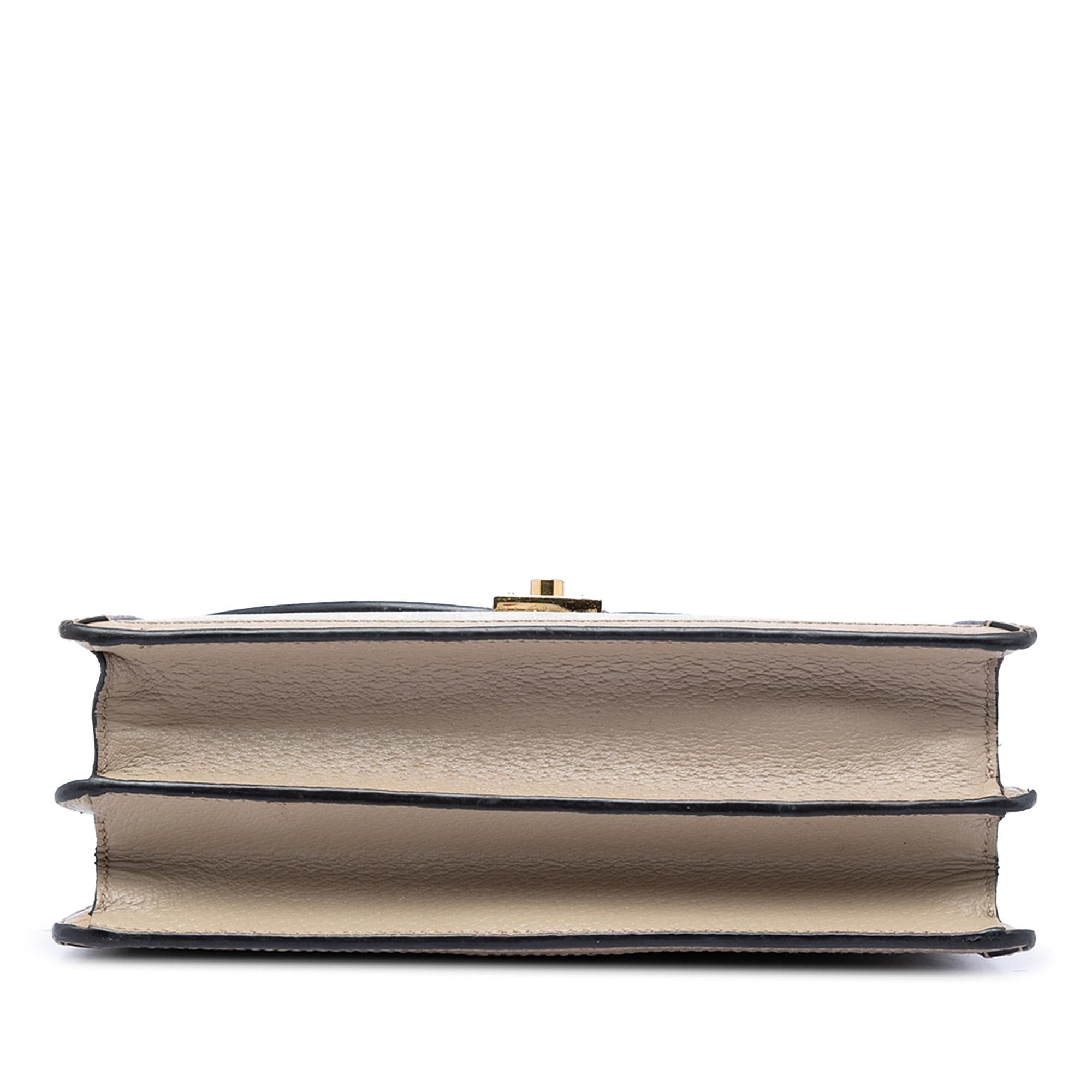 Gucci Small GG Canvas Web Ophidia Top Handle Flap