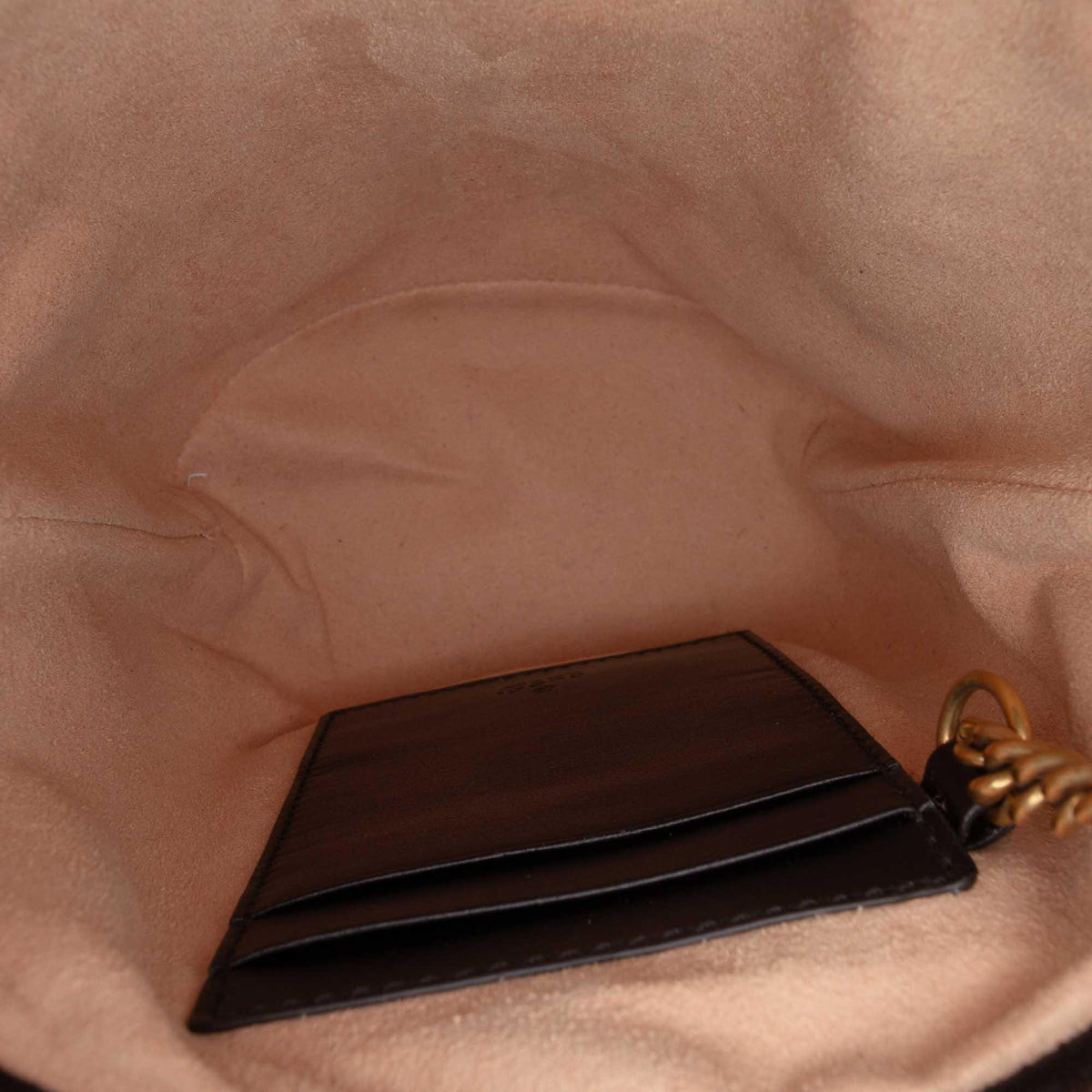 Gucci Small GG Marmont Matelasse Calfskin Bucket Bag