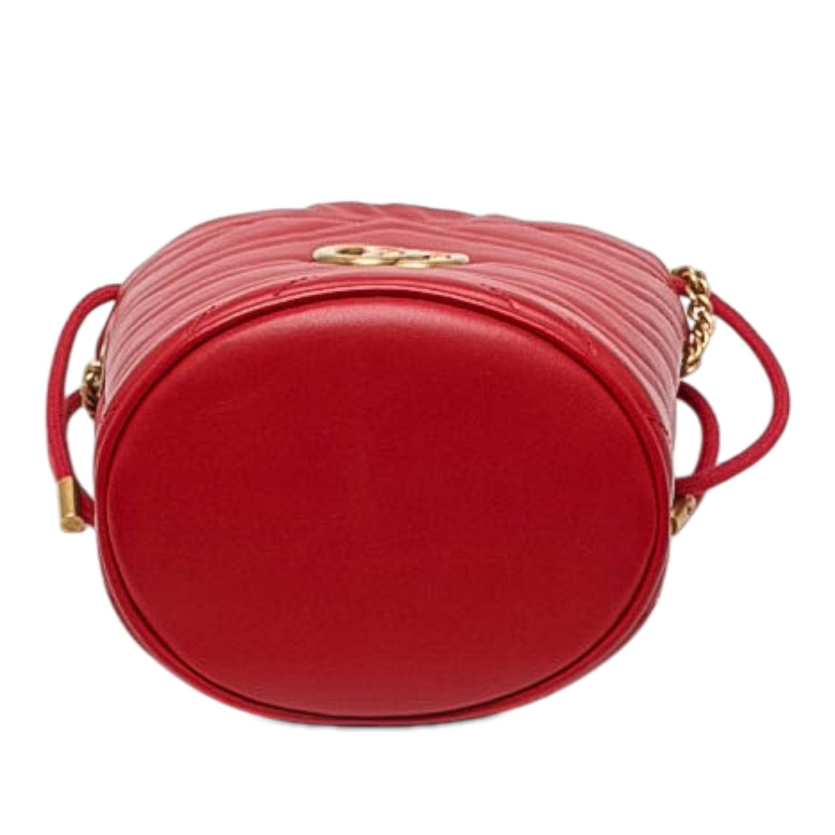 Gucci Small GG Marmont Matelasse Calfskin Bucket Bag
