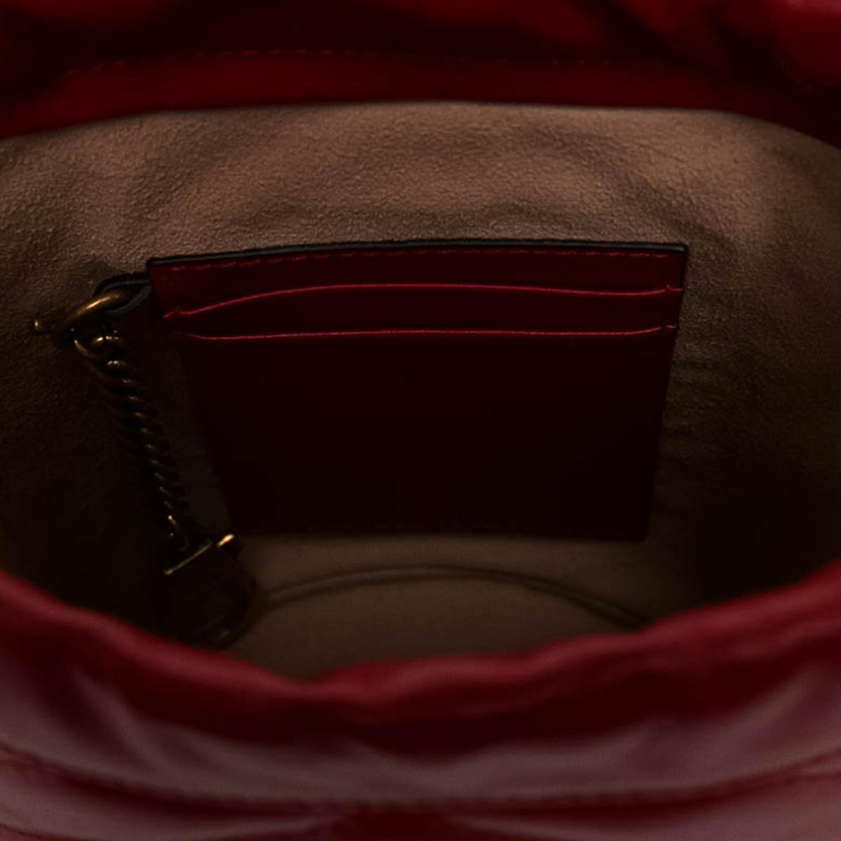 Gucci Small GG Marmont Matelasse Calfskin Bucket Bag