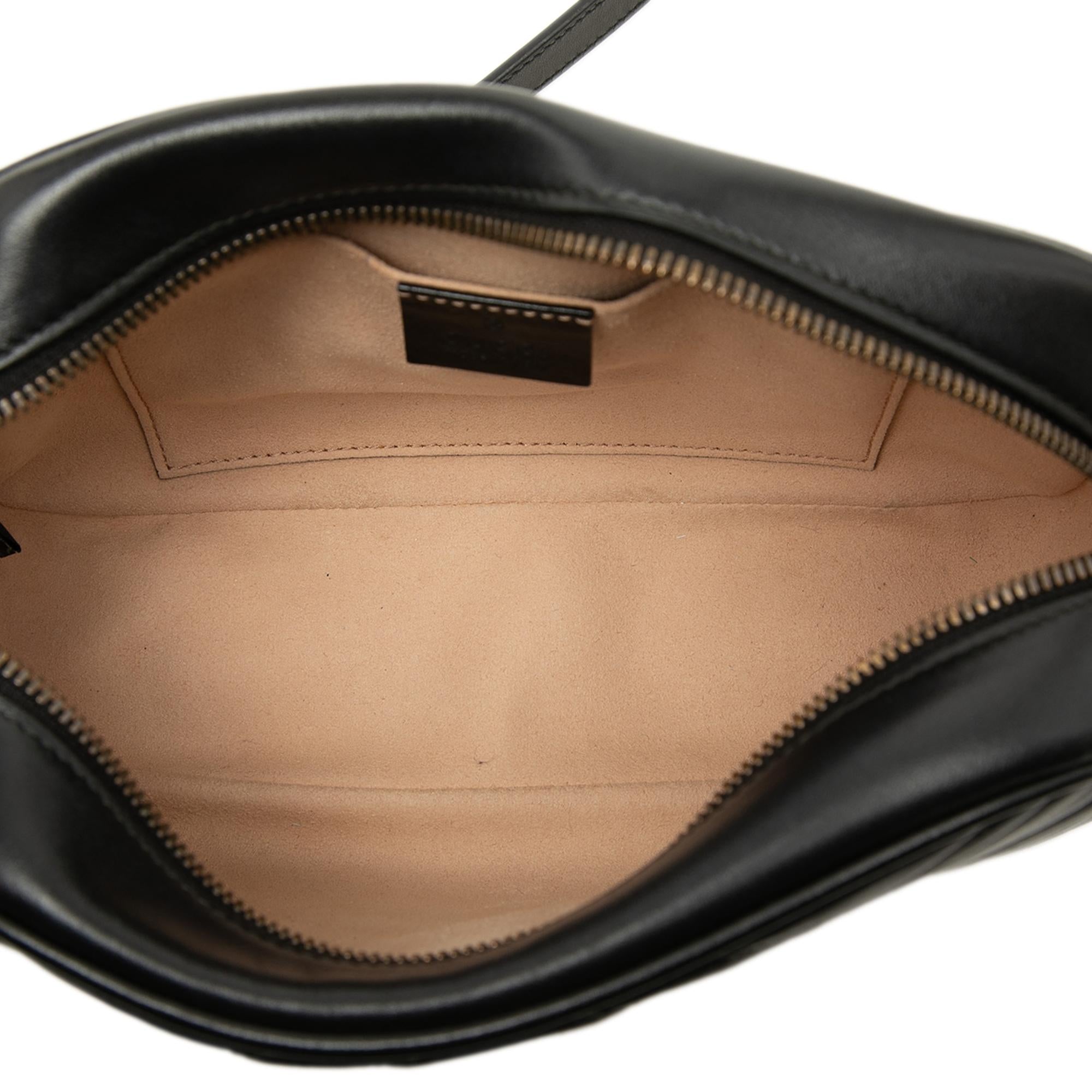 Gucci Small GG Marmont Matelasse Calfskin Crossbody