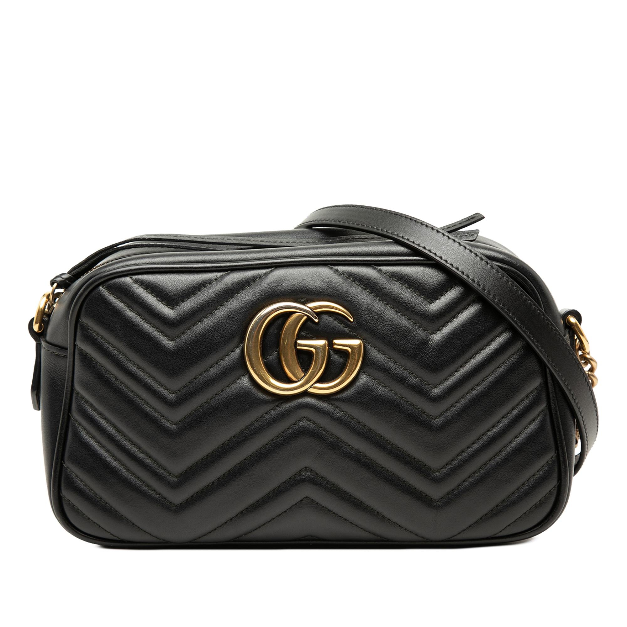 Gucci Small GG Marmont Matelasse Calfskin Crossbody