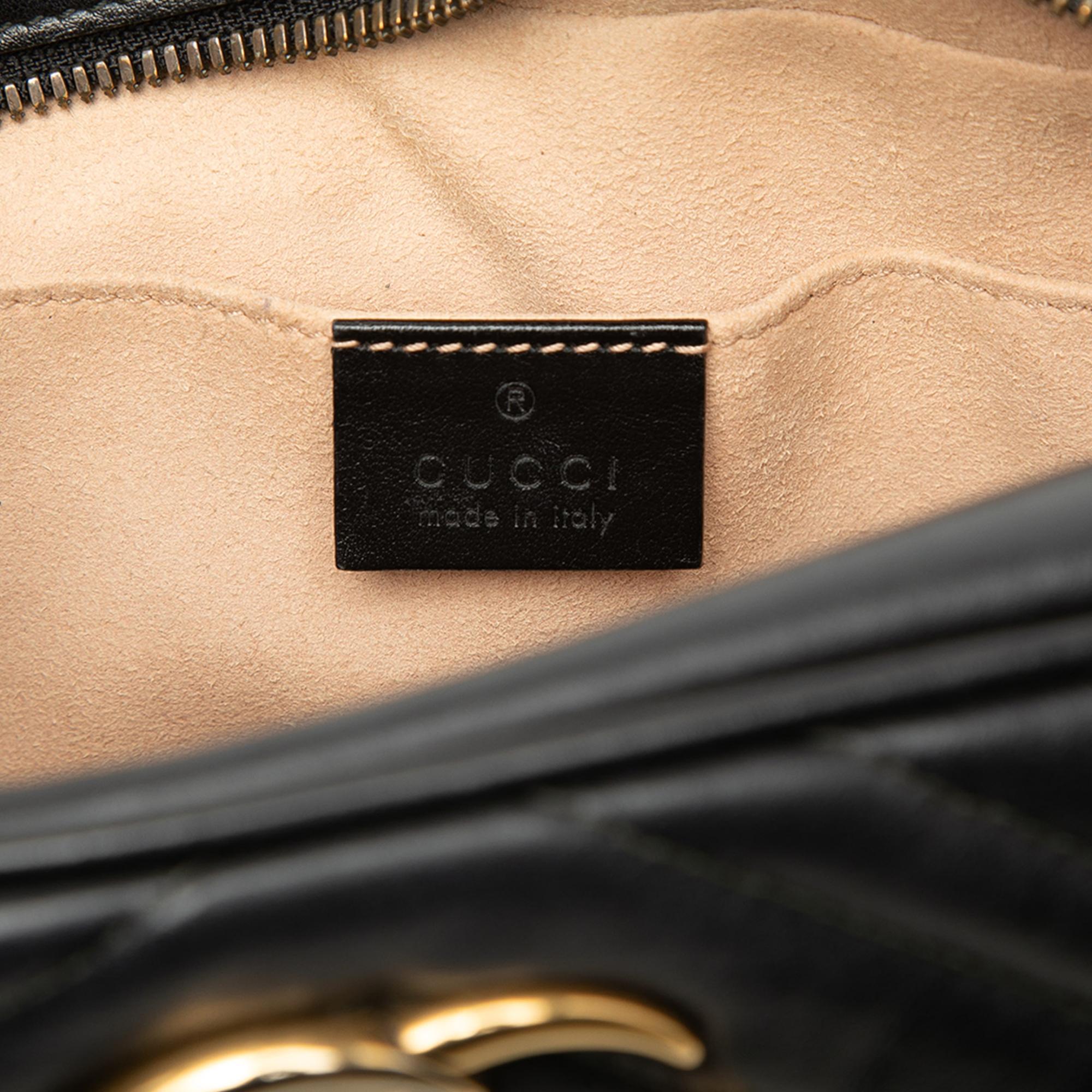Gucci Small GG Marmont Matelasse Calfskin Crossbody