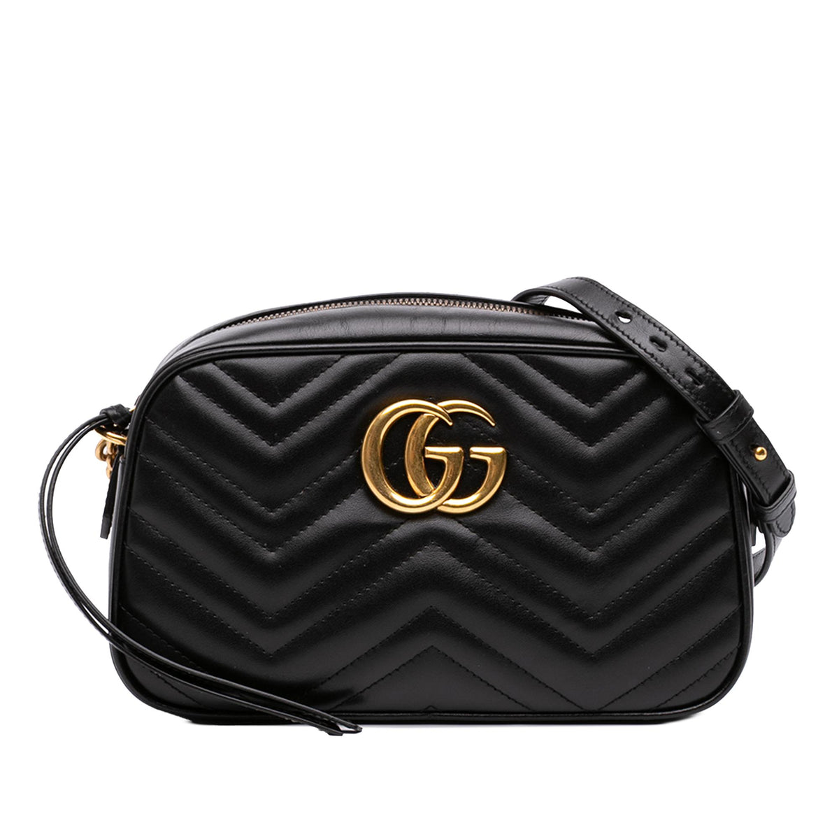 Gucci Small GG Marmont Matelasse Calfskin Crossbody